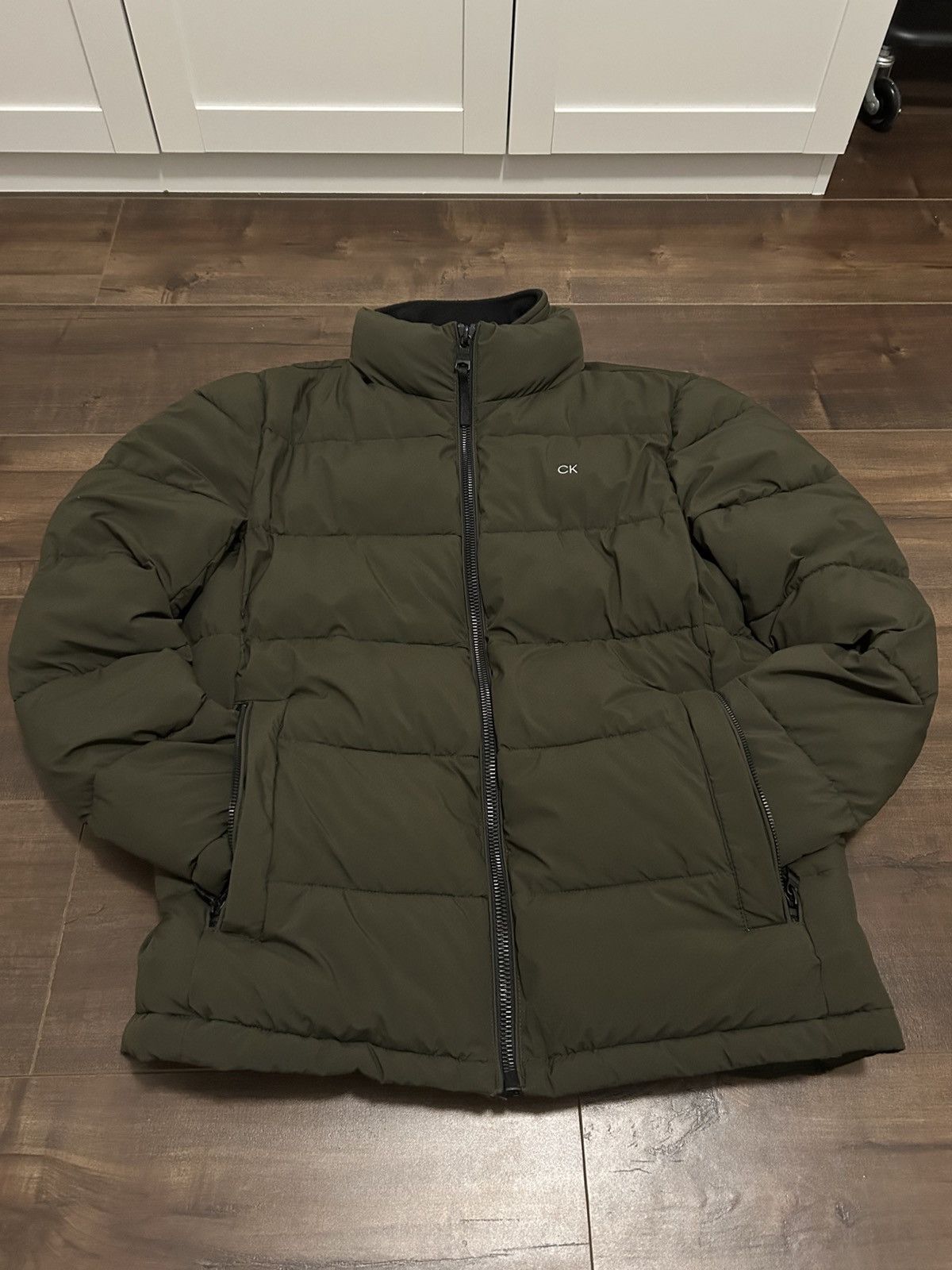 Calvin Klein Vintage Green Calvin Klein Puffer Size US S / EU 44-46 / 1 - 2 Thumbnail