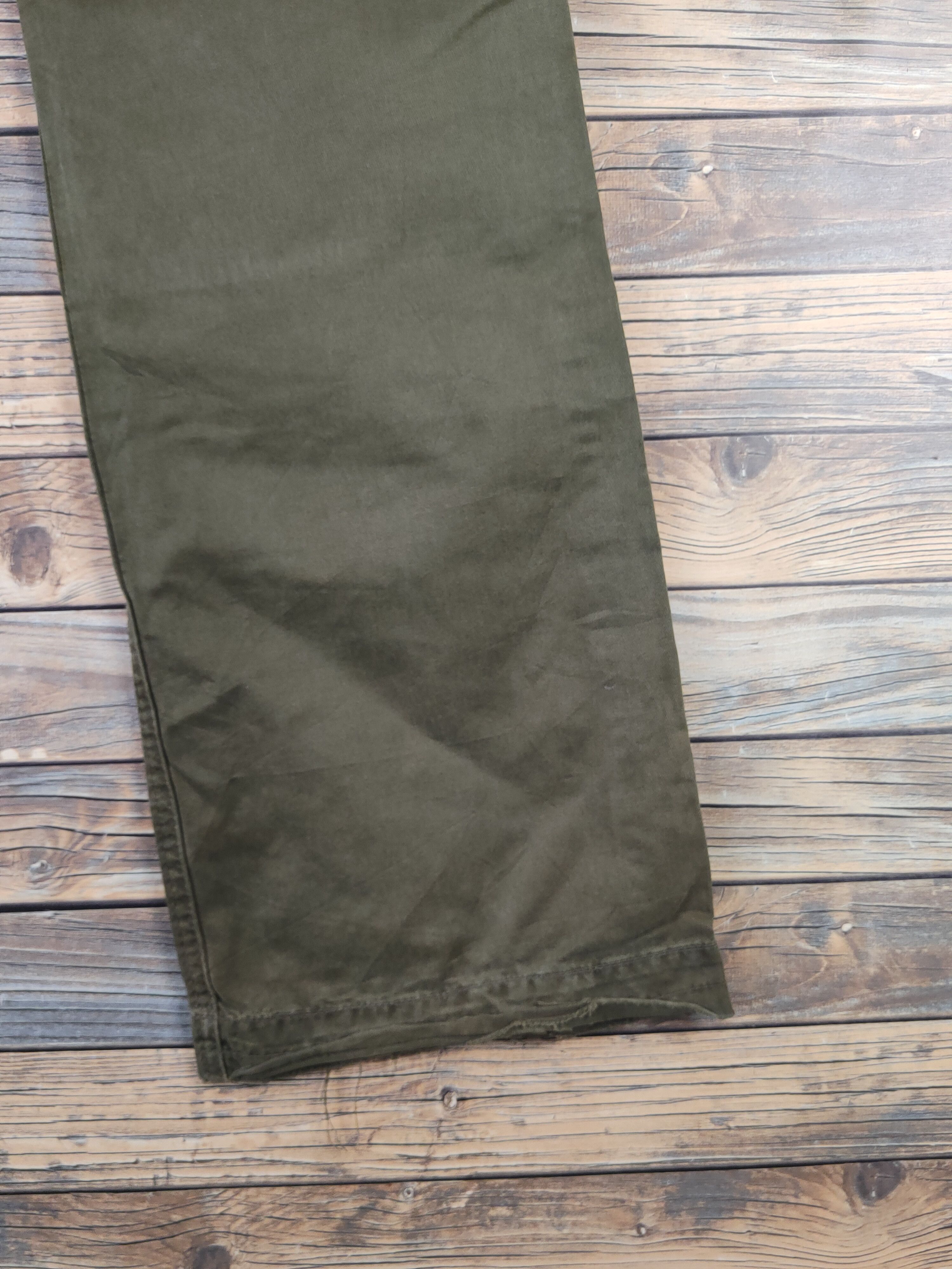 Japanese Brand DL Gap Dark Olive Multipocket Cargo Pants #2664 Size US 34 / EU 50 - 12 Thumbnail