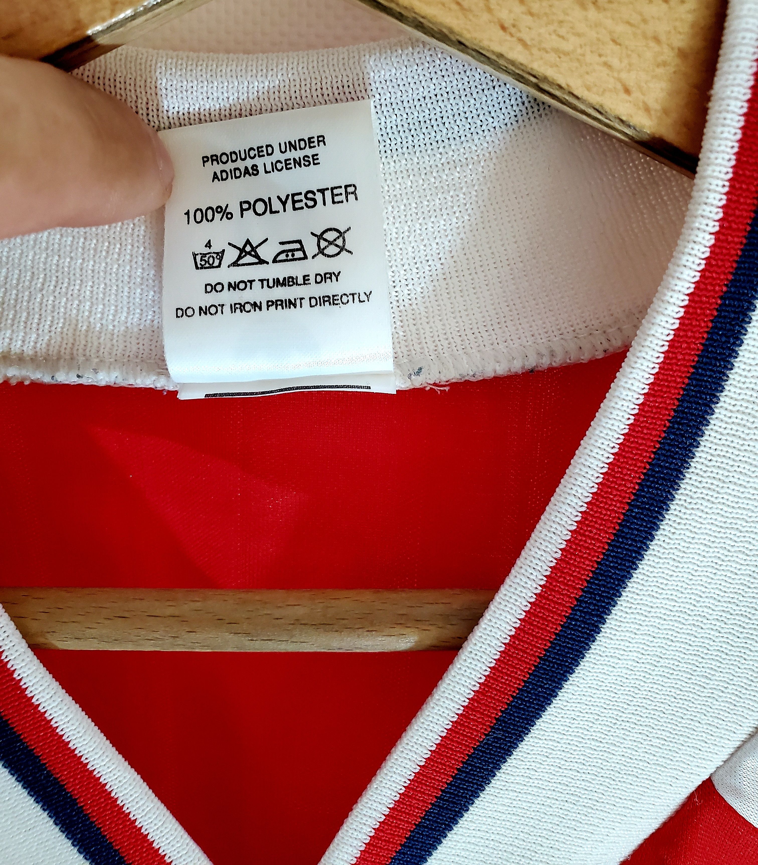Adidas Authentic 1992-1994 Arsenal Home Football Shirt JVC Adidas M Size US M / EU 48-50 / 2 - 10 Thumbnail