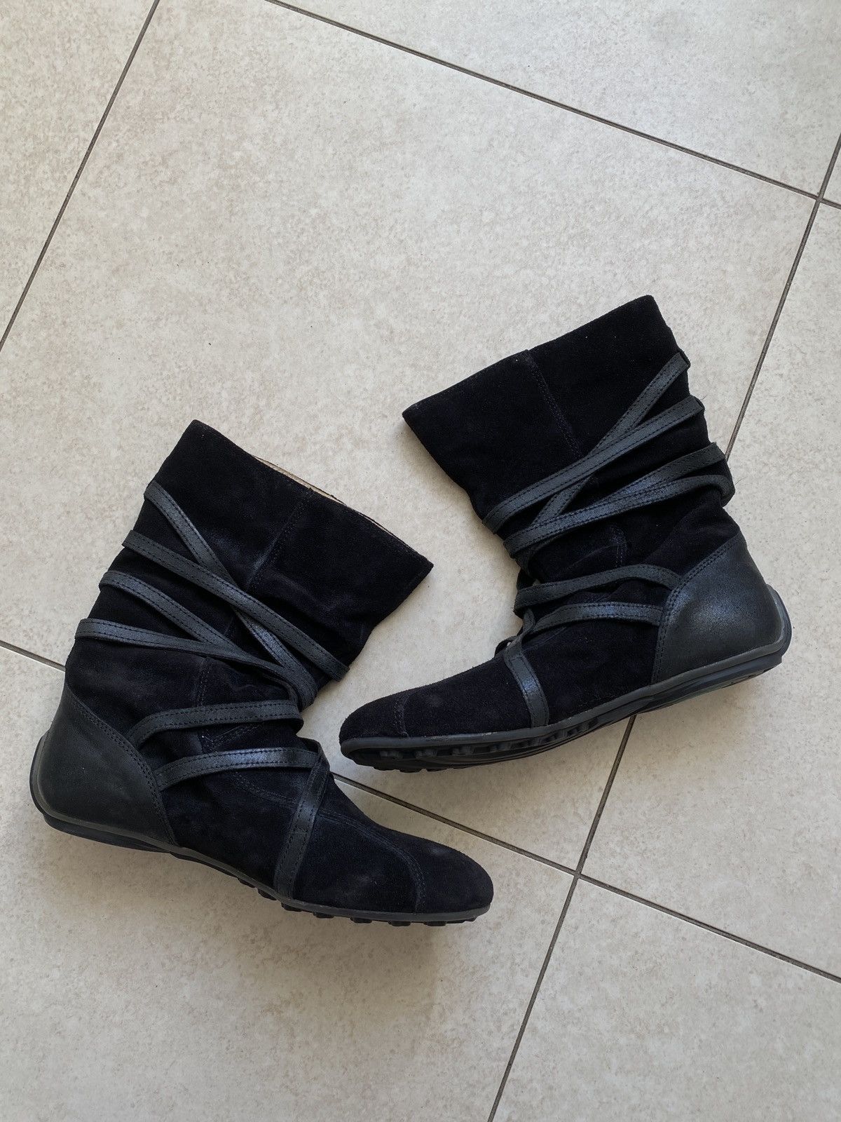 Kickers Vintage y2k Kickers Suede Lace Up Boxing Wrestling Sneakers Size US 8 / IT 38 - 2 Thumbnail