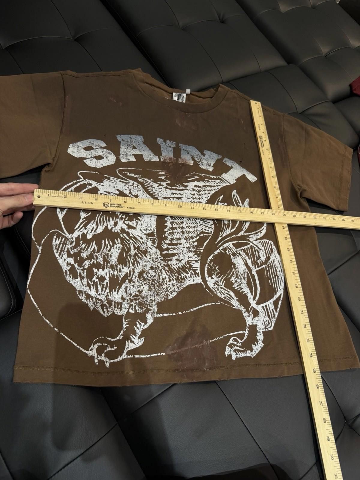 Saint Vanity Size L - Saint Vanity T-shirt 2025 Brown Authentic (NEW) Size US L / EU 52-54 / 3 - 6 Thumbnail