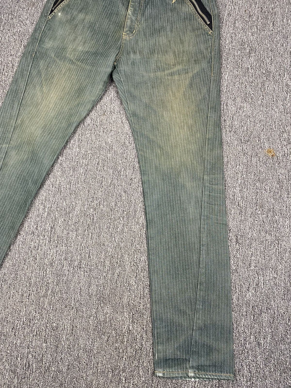 Japanese Brand Two Way Flare Herringbone Jeans Size US 32 / EU 48 - 3 Thumbnail