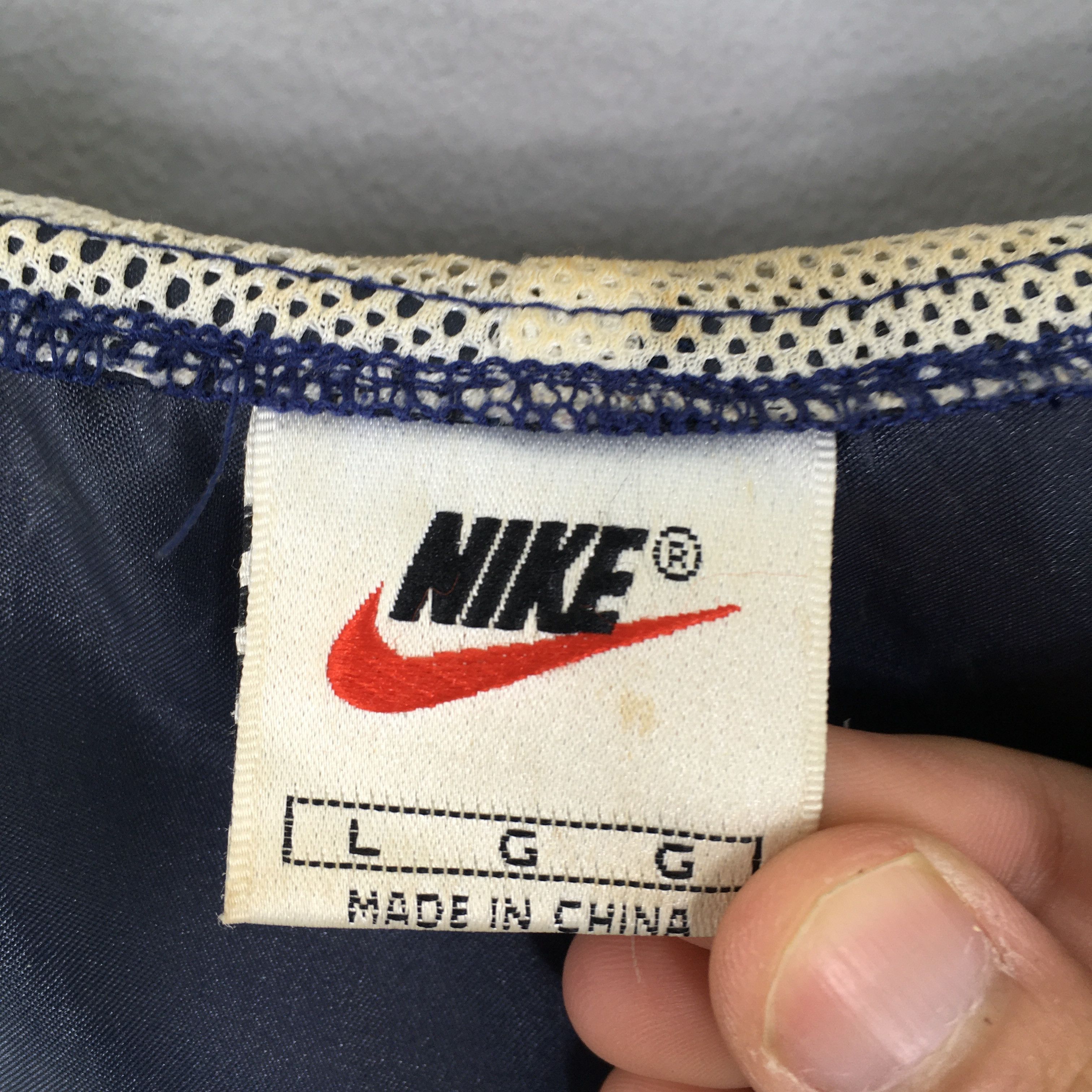 Nike Vintage 90s Nike Swoosh Blue Parka Jacket Hoodie Large Size US L / EU 52-54 / 3 - 7 Thumbnail