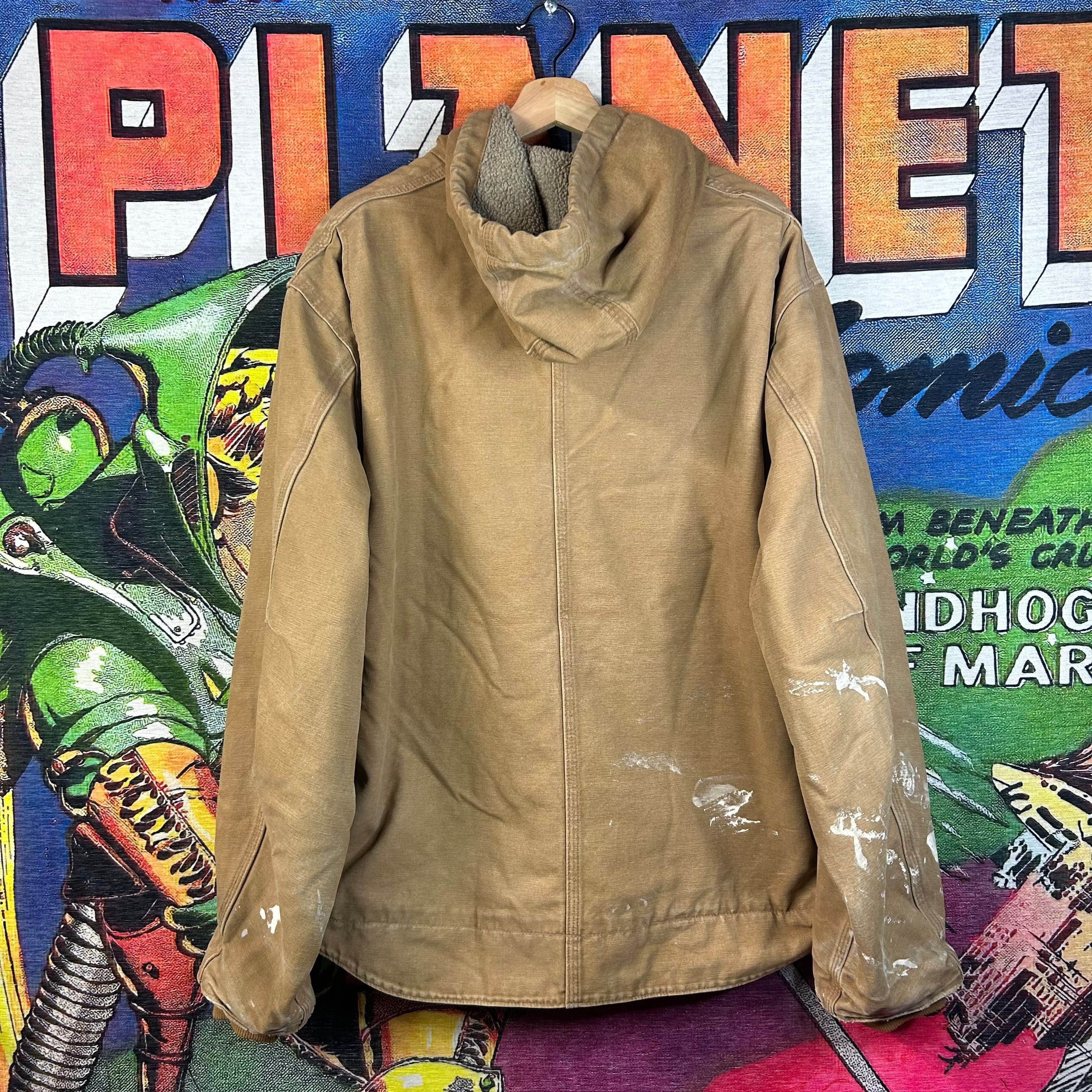 Carhartt Carhartt Paint Splattered Hooded Jacket Size XL Size US XL / EU 56 / 4 - 2 Thumbnail