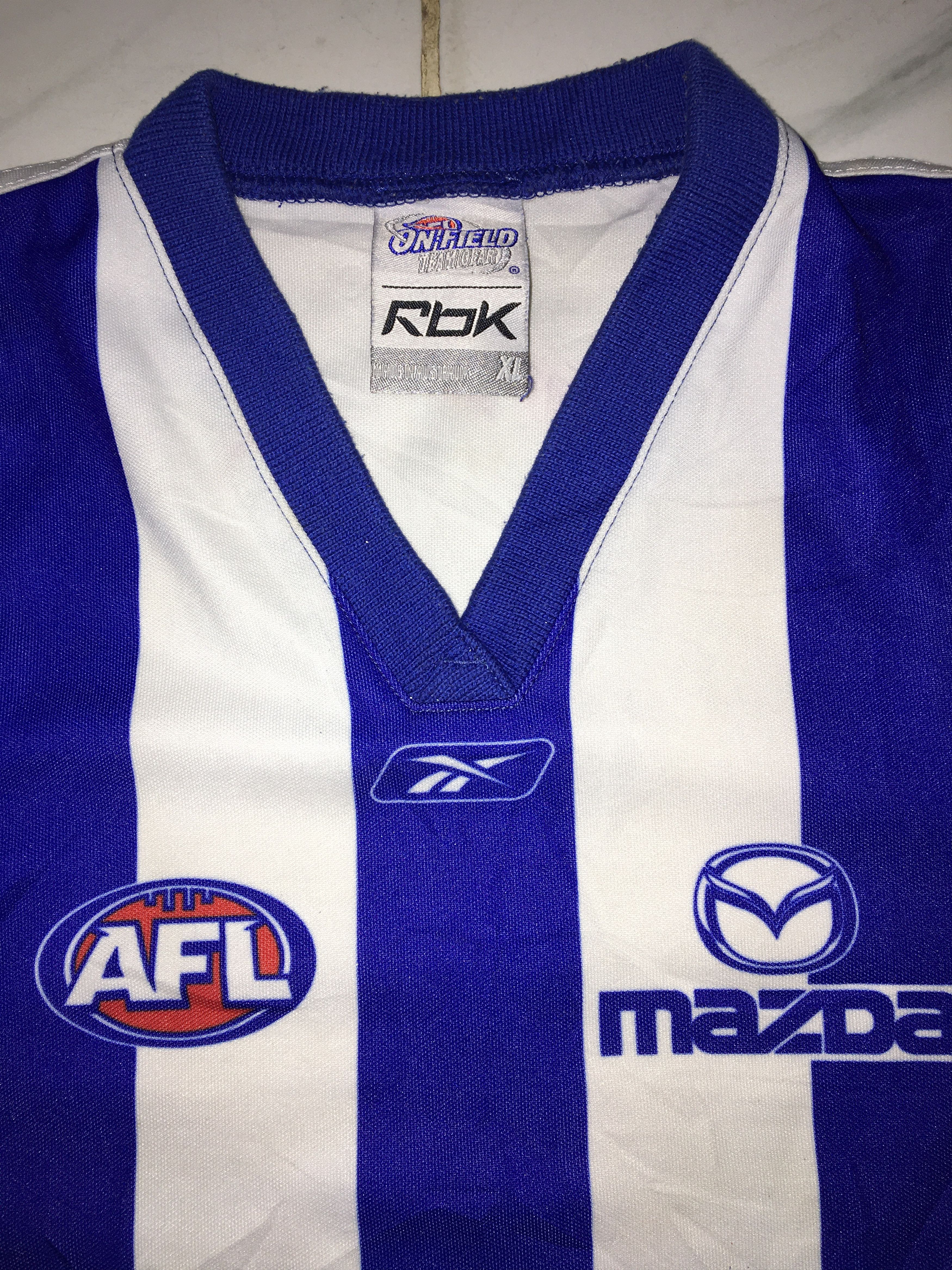 Reebok TANK TOPS REEBOK AFL NORTH MELBOURNER MAZDA Size US M / EU 48-50 / 2 - 3 Thumbnail