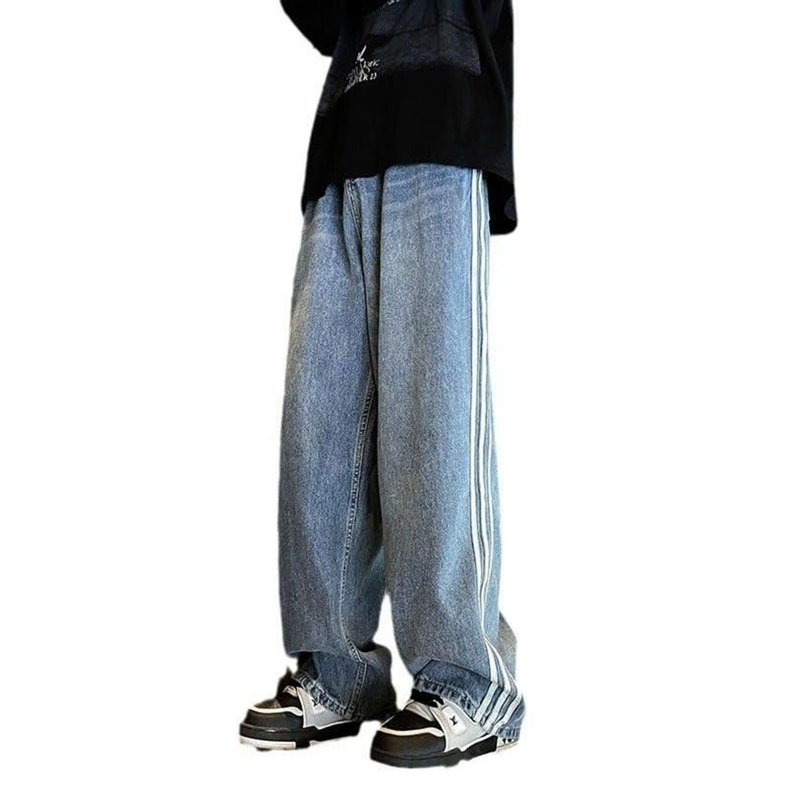 Jean Baggy Blue Track Denim Jeans Size US 32 / EU 48 - 5 Thumbnail