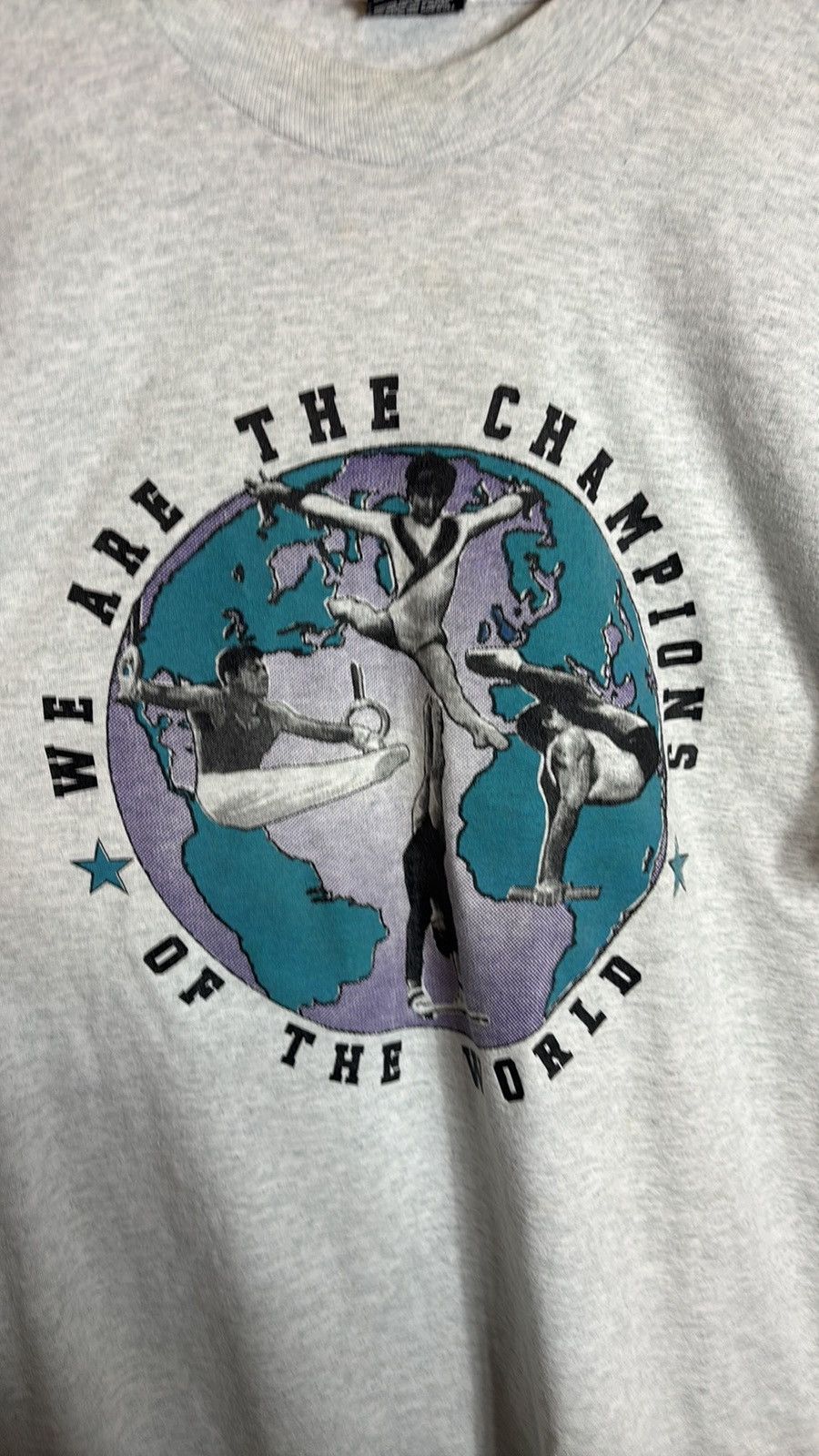 Vintage Vintage We Are The Champions Shirt Size US XXL / EU 58 / 5 - 2 Thumbnail