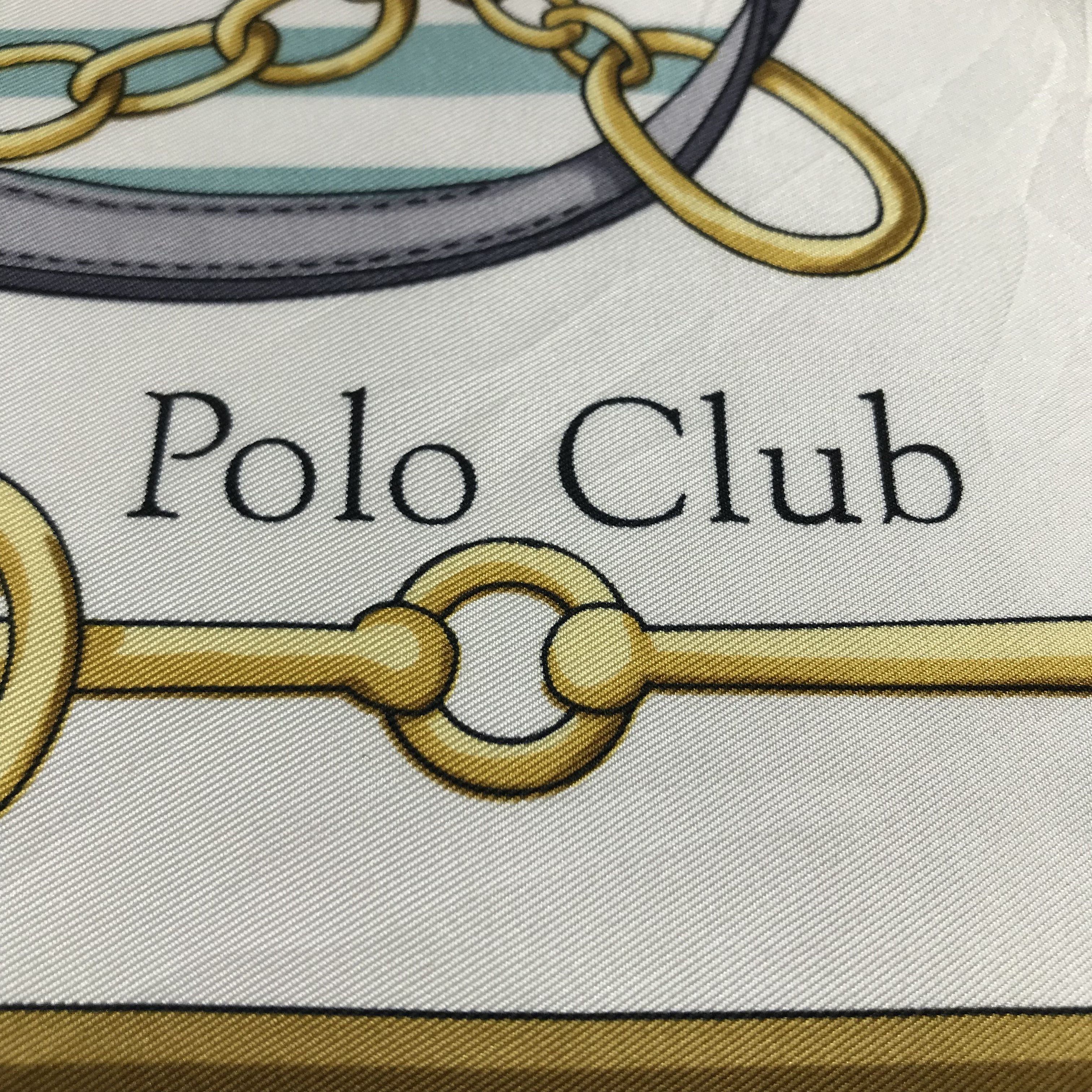 Japanese Brand Luxury Polo Club Silk Scarf M194 Size ONE SIZE - 3 Thumbnail