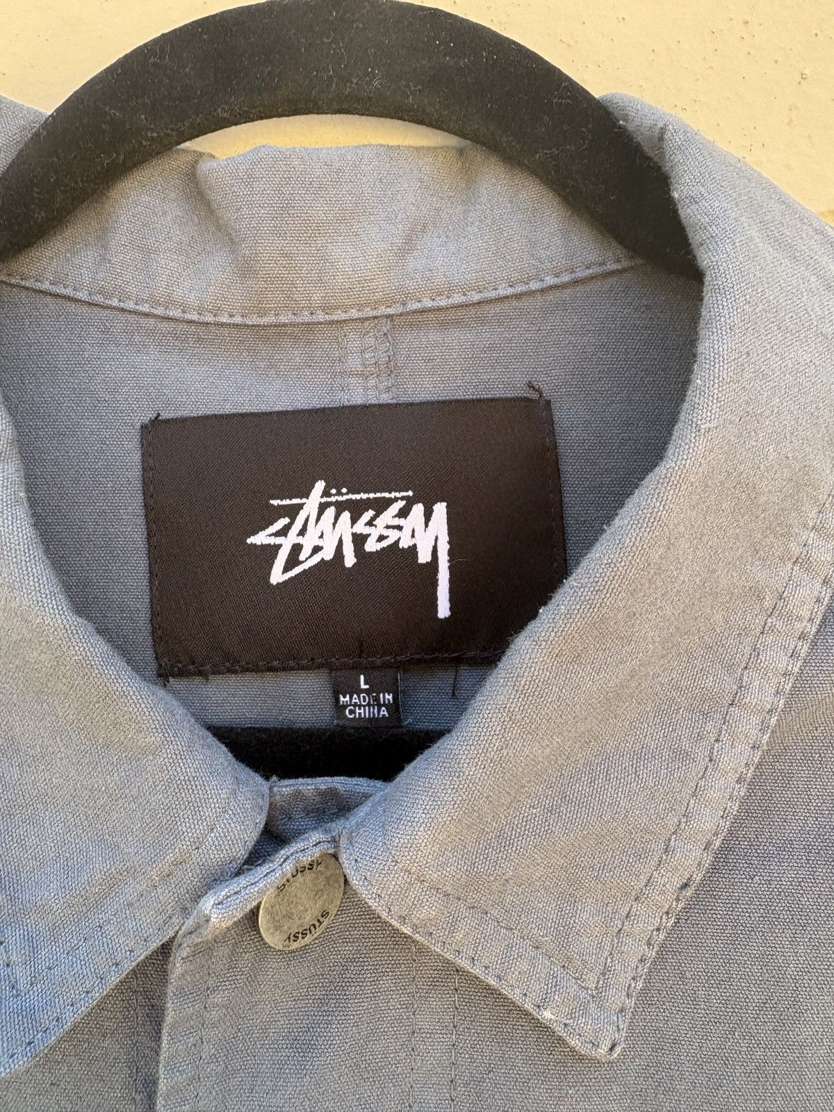 Stussy Stussy lightweight shirt jacket Size US L / EU 52-54 / 3 - 2 Thumbnail