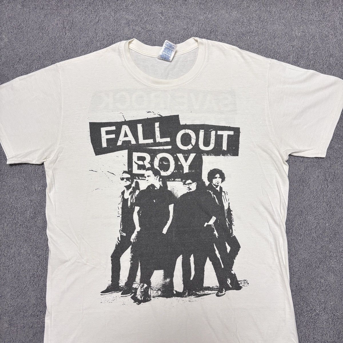 Band Tees × Vintage Fall Out Boy Shirt Vintage Band Tees My Chemical Romance Him Size US M / EU 48-50 / 2 - 3 Thumbnail