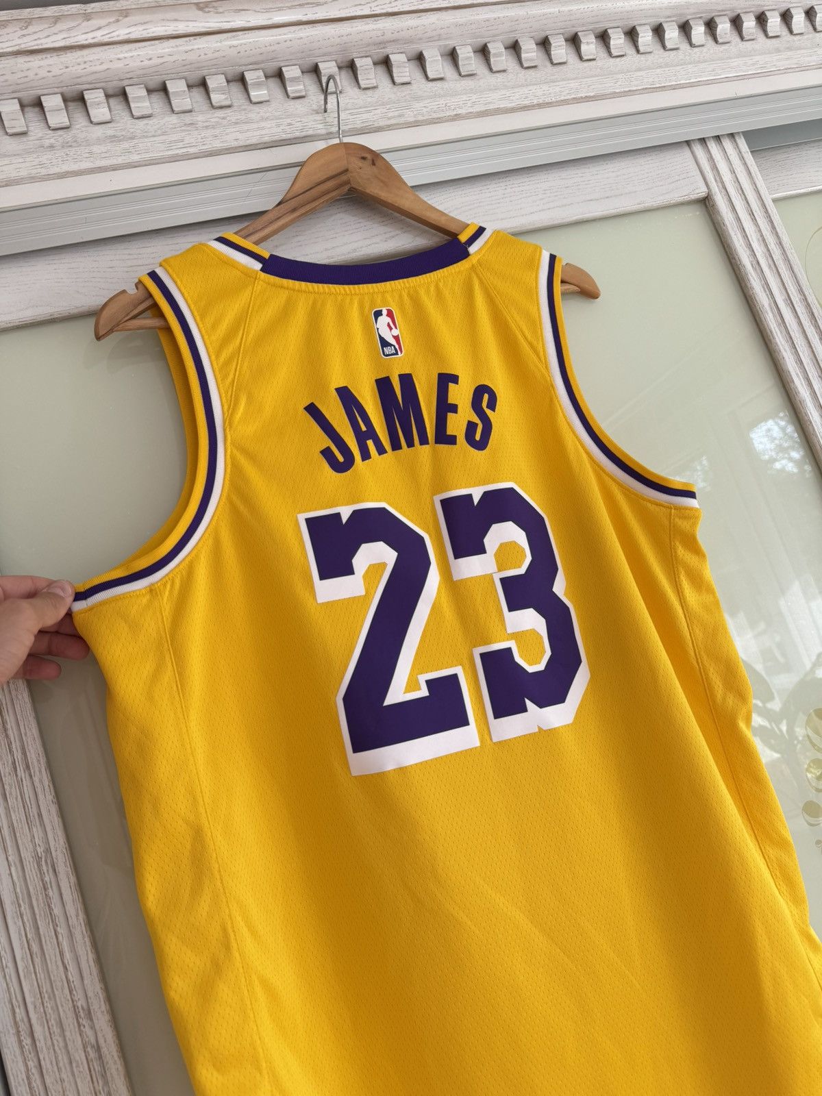 NBA × Nike Nike NBA Lakers Lebron James Icon Edition Swingman Jersey Kit Size US L / EU 52-54 / 3 - 5 Thumbnail