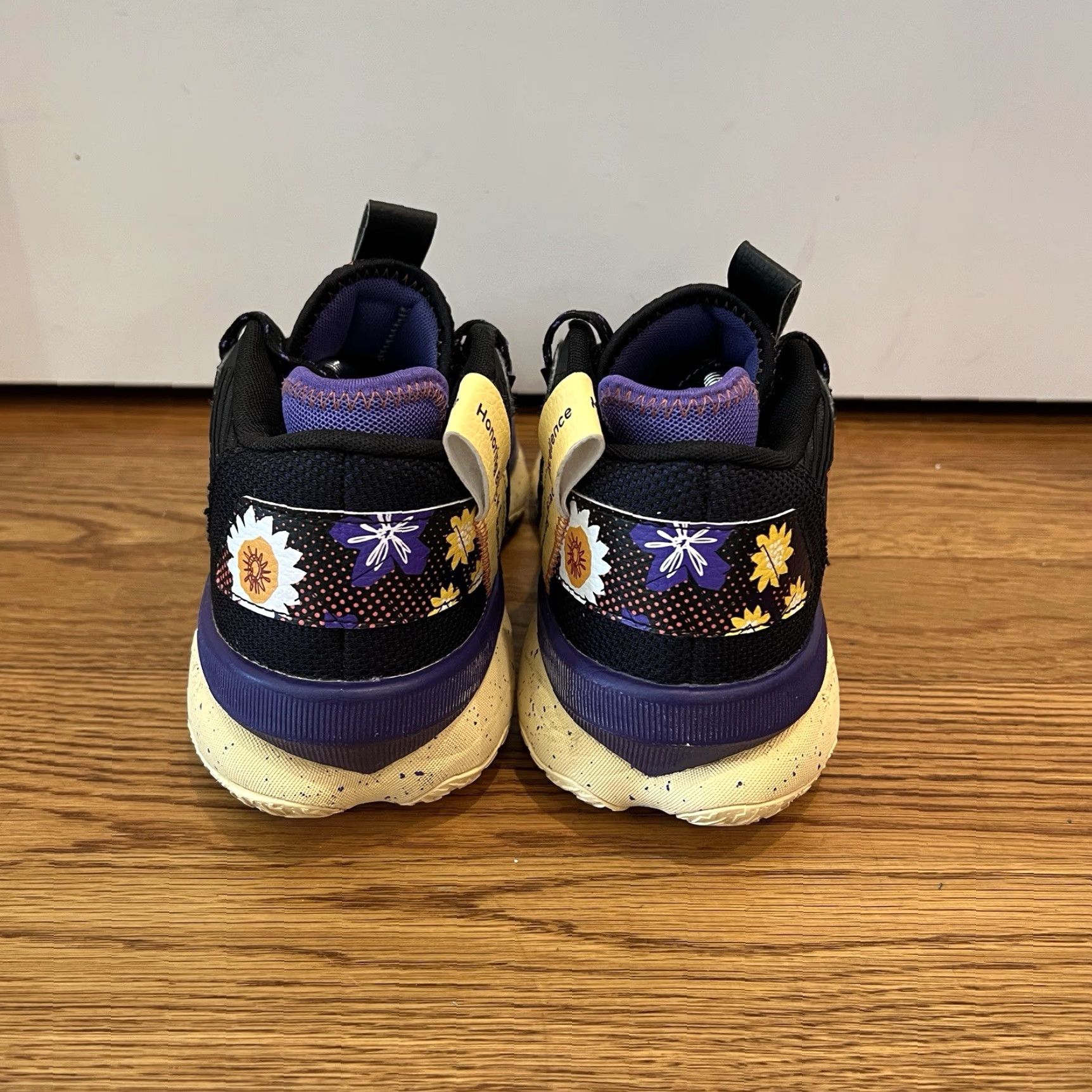 Adidas Adidas Dame 8 Sneaker Men's 8.5 Black Purple Low Top Lace Up Activewear Casual Basketball Shoes Size US 9 / EU 42 - 7 Thumbnail
