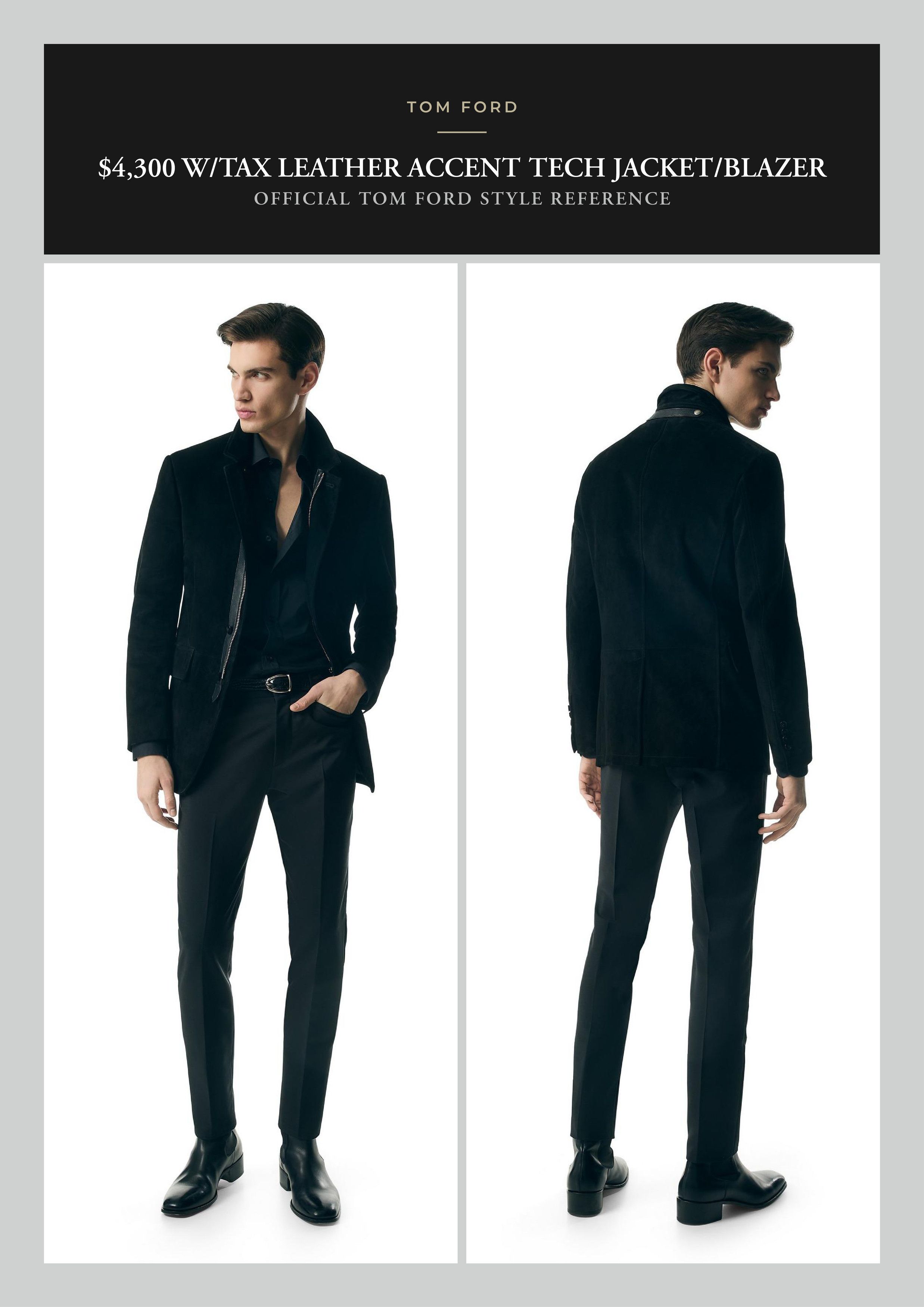 Tom Ford Rare TOM FORD’s Personal Fave $4,300 w/tax Tech Blazer Size US L / EU 52-54 / 3 - 12 Thumbnail