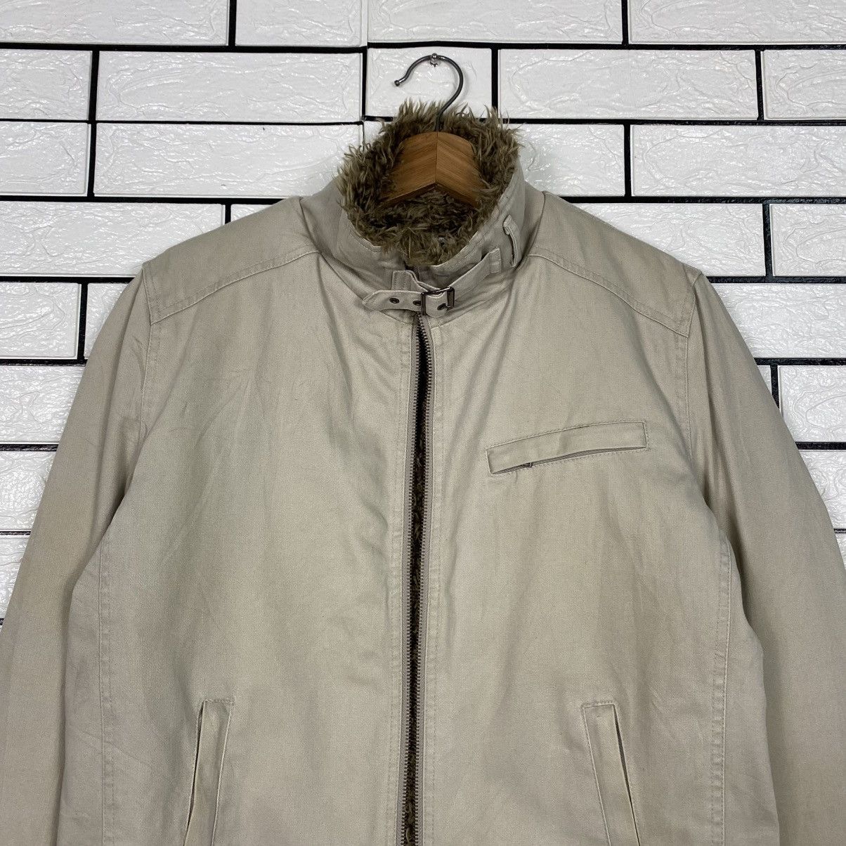 Japanese Brand 📌Vintage Deck Jacket Inapt Blanket Shearling Issey Miyake Size US M / EU 48-50 / 2 - 4 Thumbnail