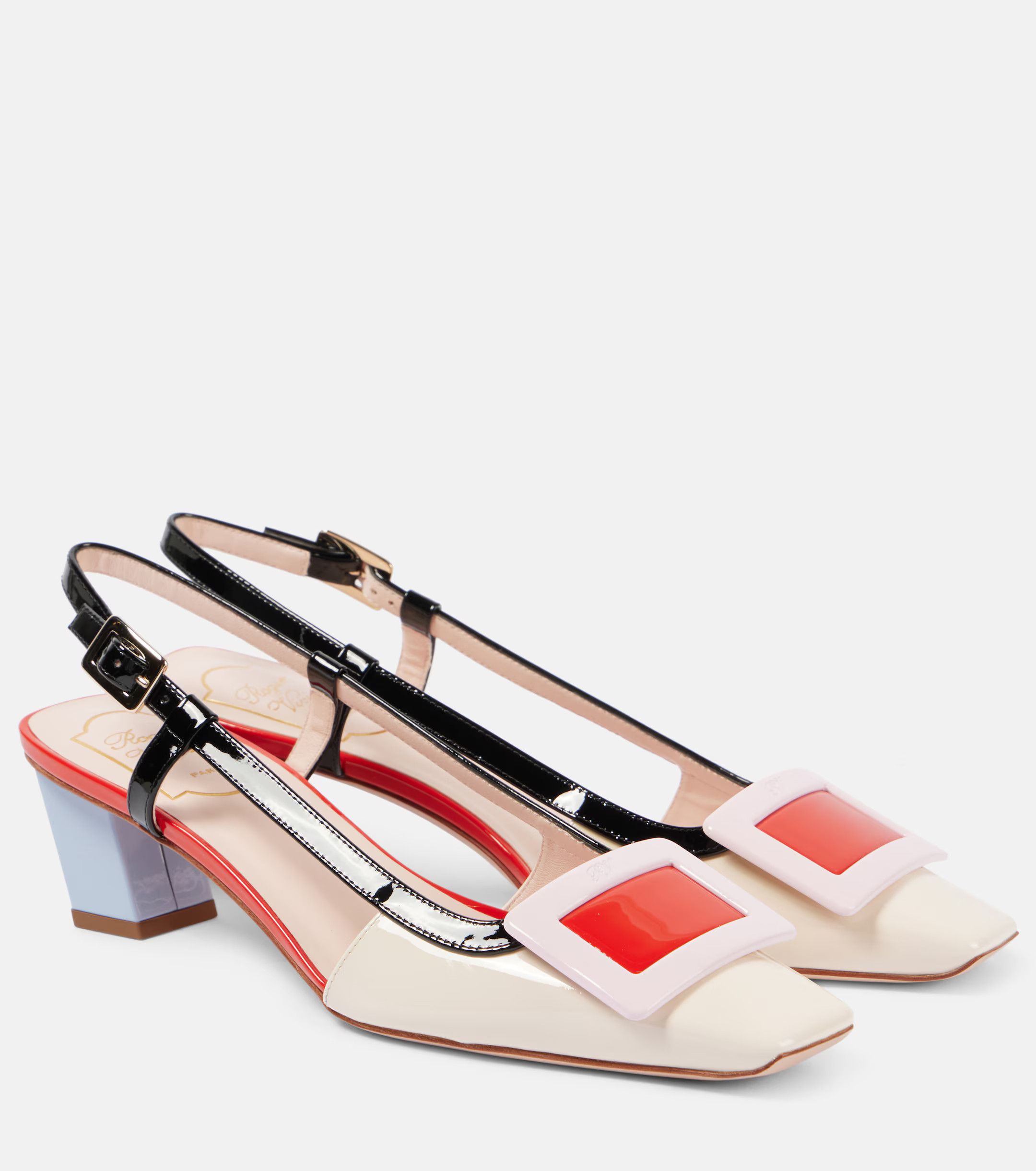 Roger Vivier o1s22i1n0824 Belle Slingback Pumps in Multicolor Size US 6 / IT 36 - 1 Thumbnail