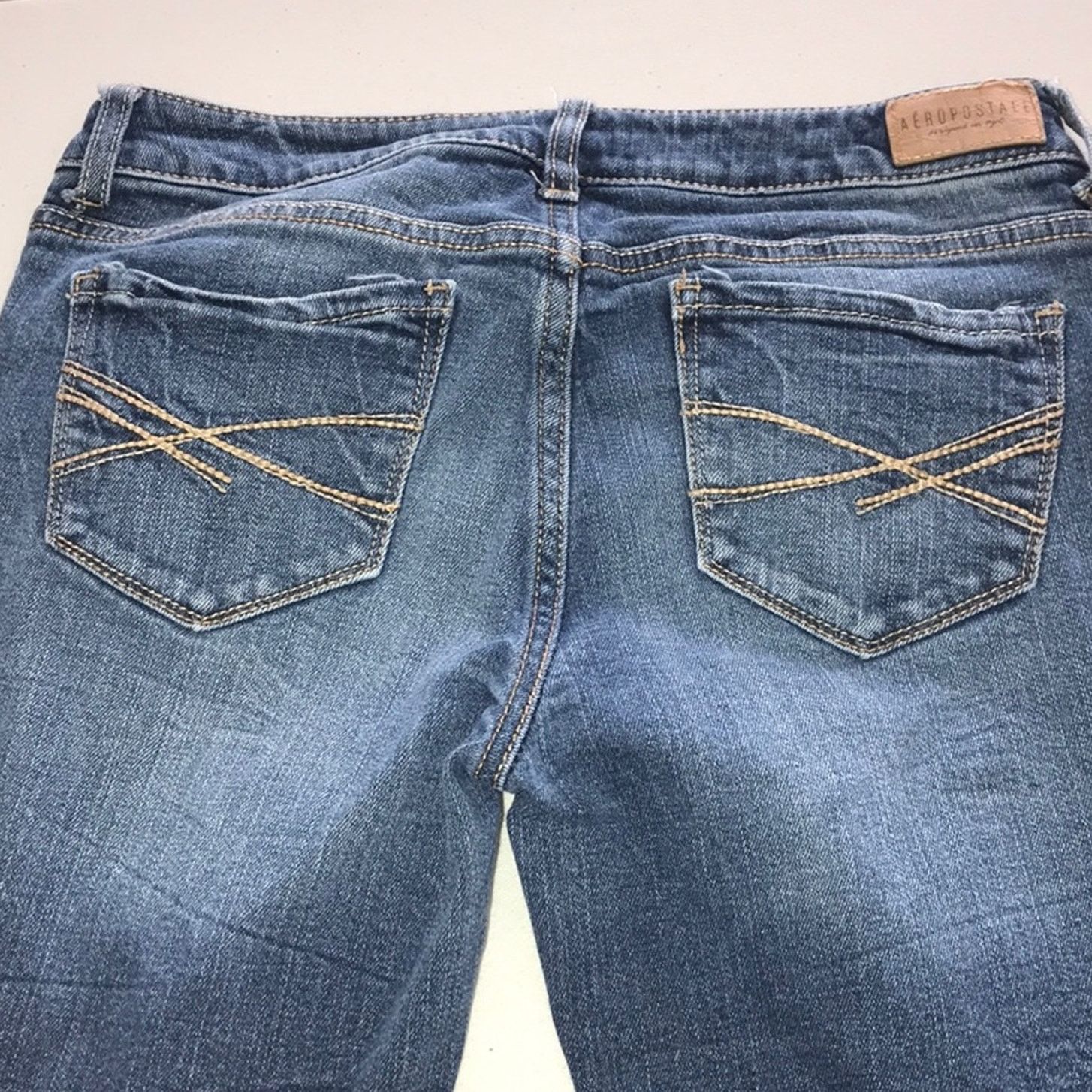 Aeropostale Aeropostale Skinny Stretch Jeans Size 0 Short Size 25" / US 0 / IT 36 - 2 Thumbnail