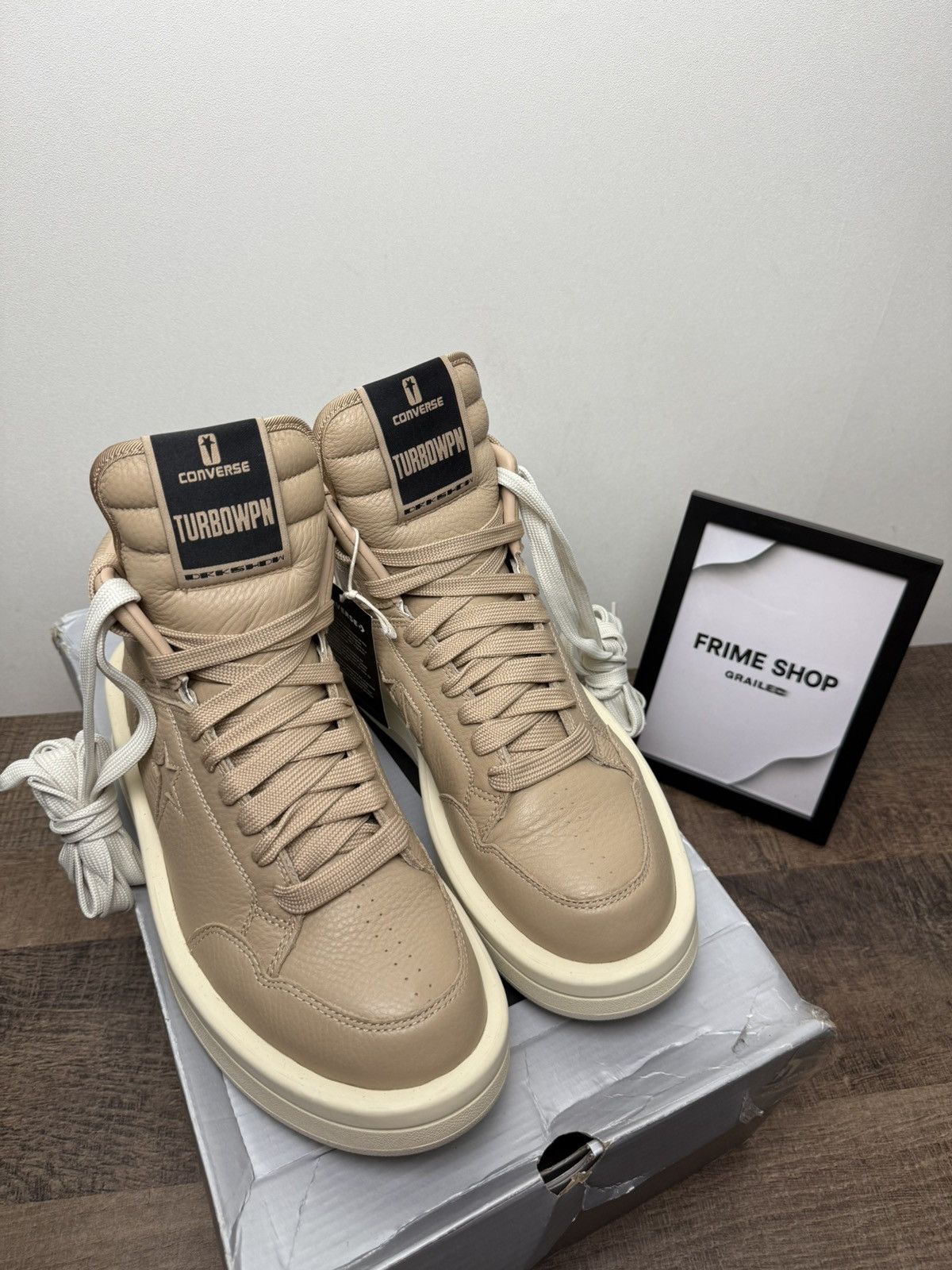 Converse × Rick Owens Drkshdw Rick Owens x Converse Turbowpn Sneakers Size US 8 / EU 41 - 1 Thumbnail