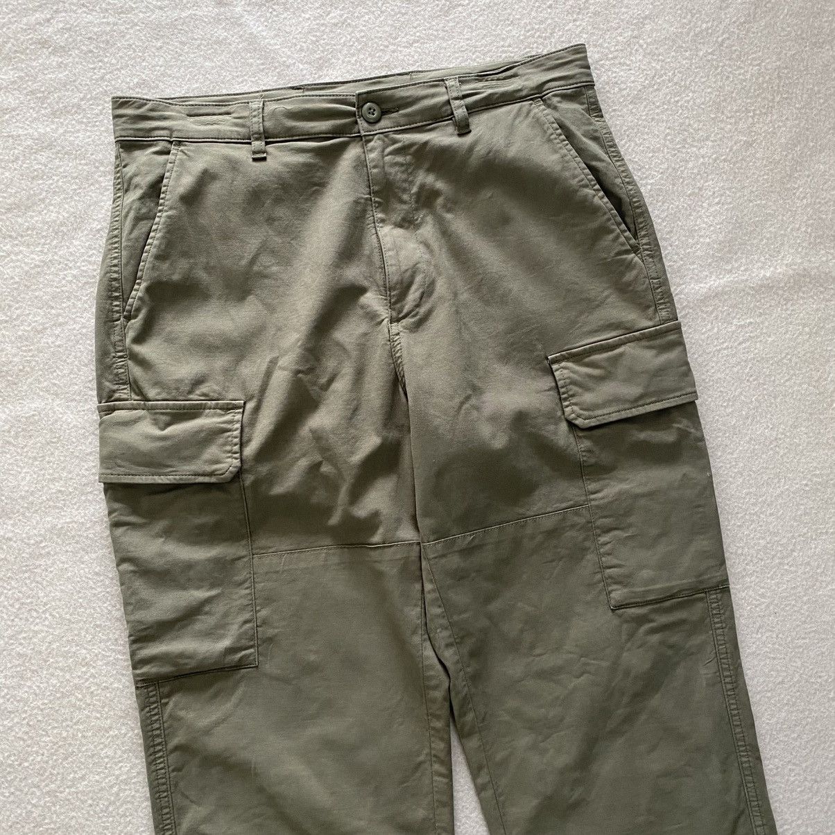 If Six Was Nine × Japanese Brand Uniqlo Double Knee Cargo Pants w34 Size US 34 / EU 50 - 2 Thumbnail