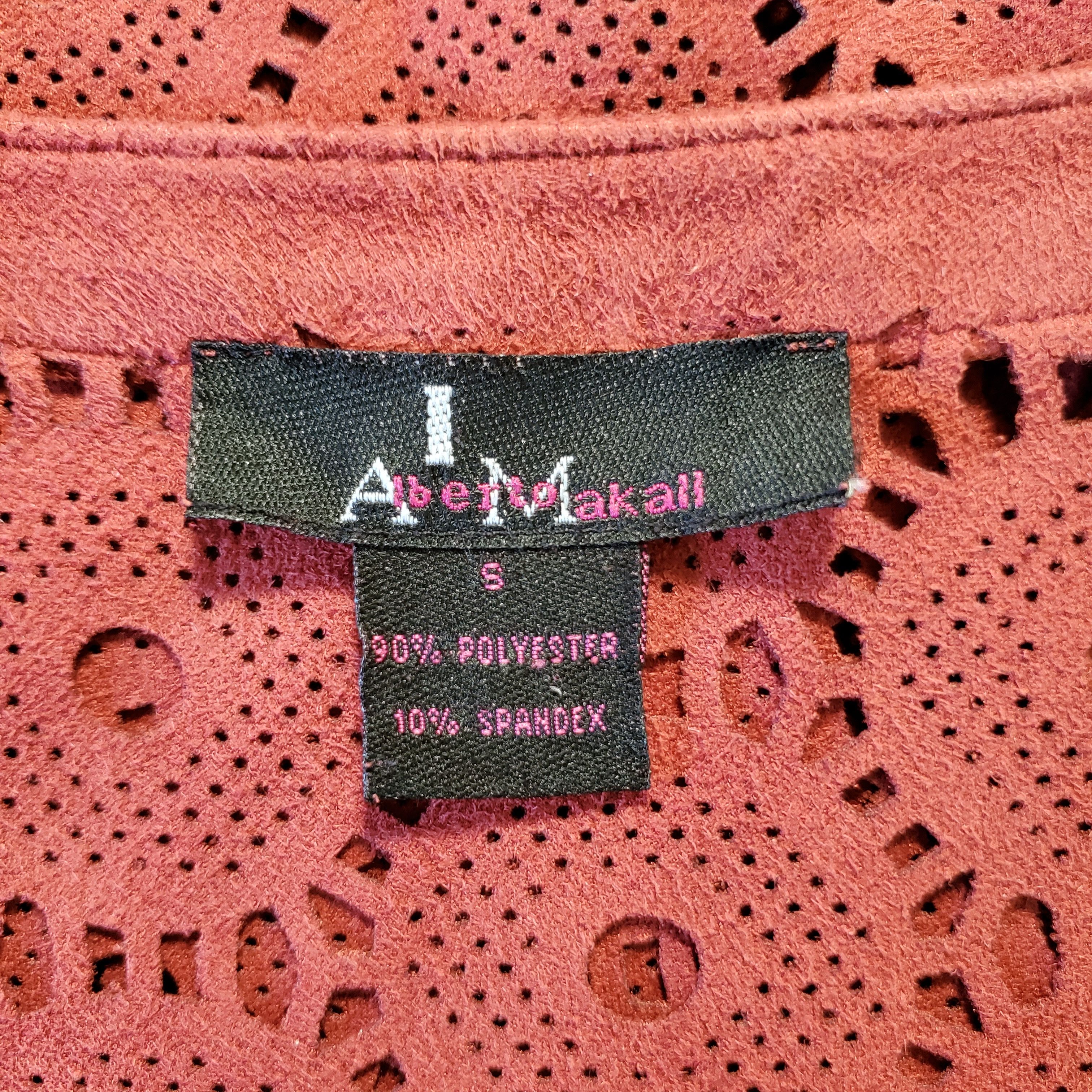 Other Alberto Makali S/M Tunic Top Microfiber Suede Laser-Cut Size M / US 6-8 / IT 42-44 - 9 Thumbnail