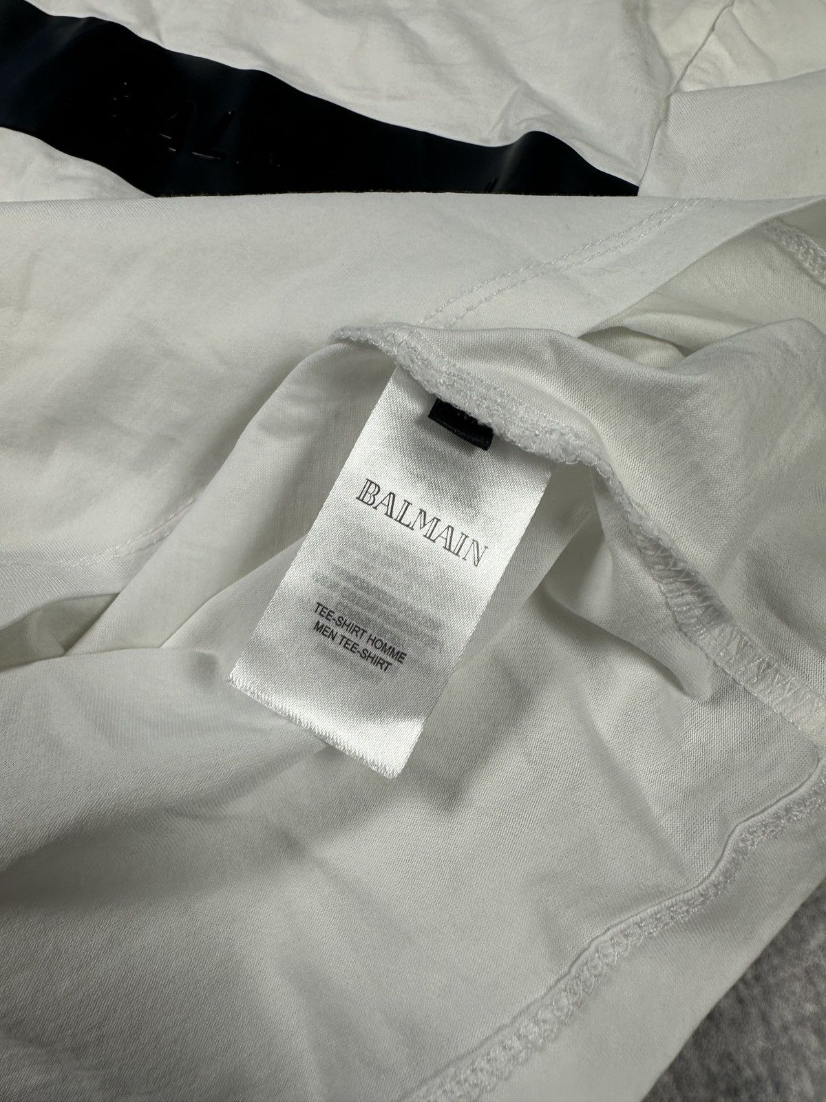 Vintage Luxury Balmain T-shirt Streetwear Rare Casual Logo VTg M Size US M / EU 48-50 / 2 - 4 Thumbnail