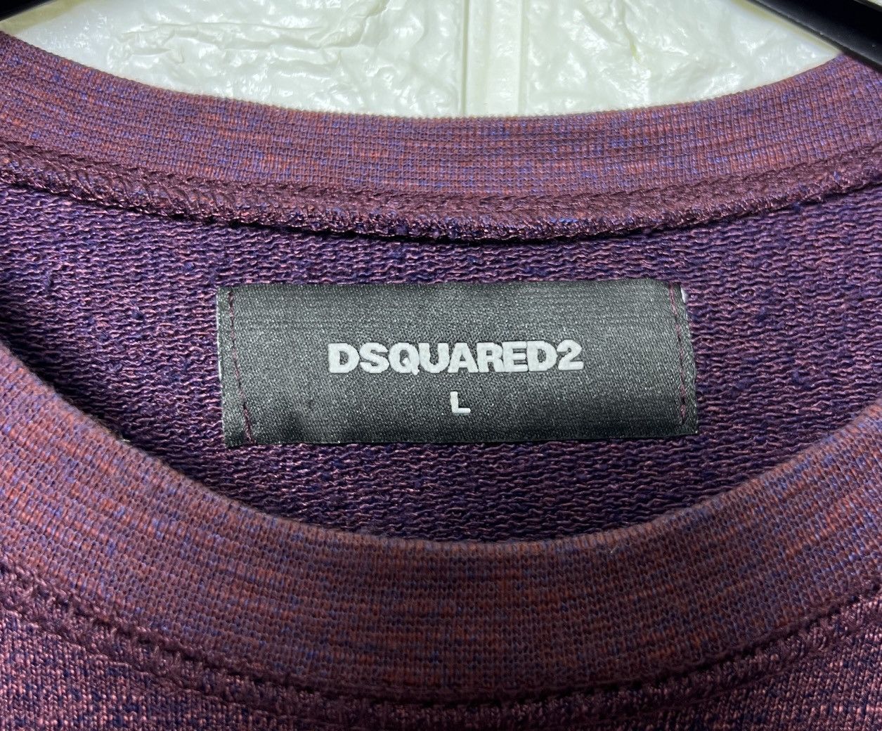 Dsquared2 Men Dsquared2 Burgundy Sweatshirt Large -Excellent Condition Size US L / EU 52-54 / 3 - 5 Thumbnail