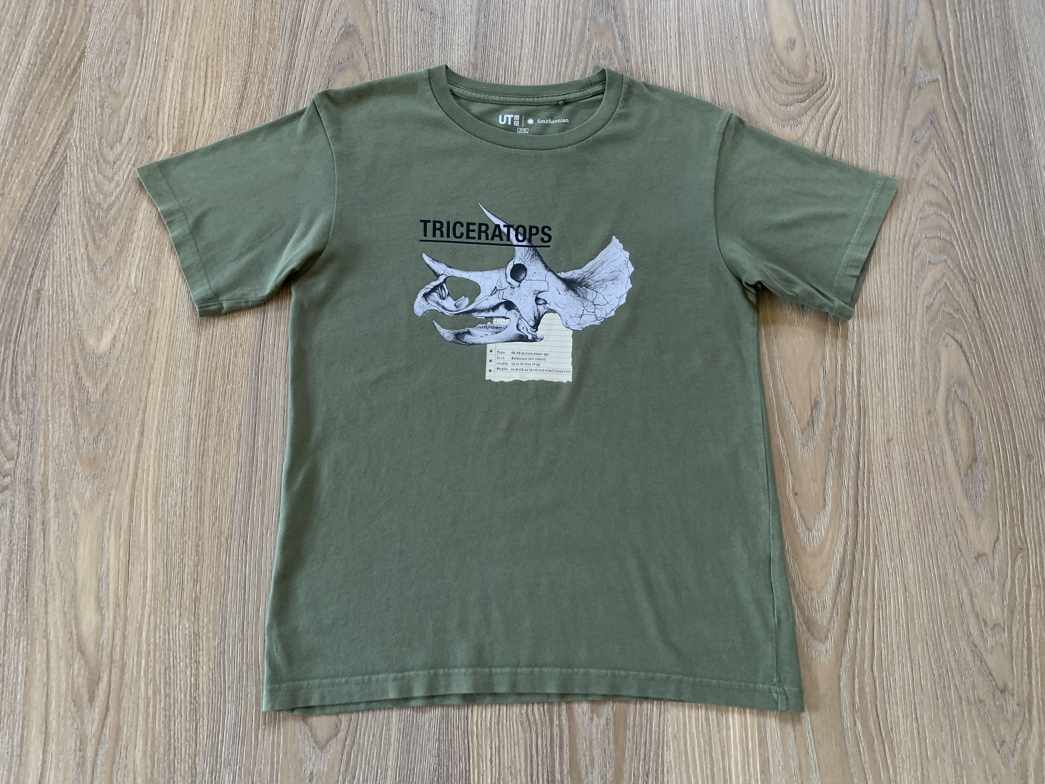 Uniqlo Uniqlo Triceratops Kids Printed T-Shirt Size US XXS / EU 40 - 2 Thumbnail
