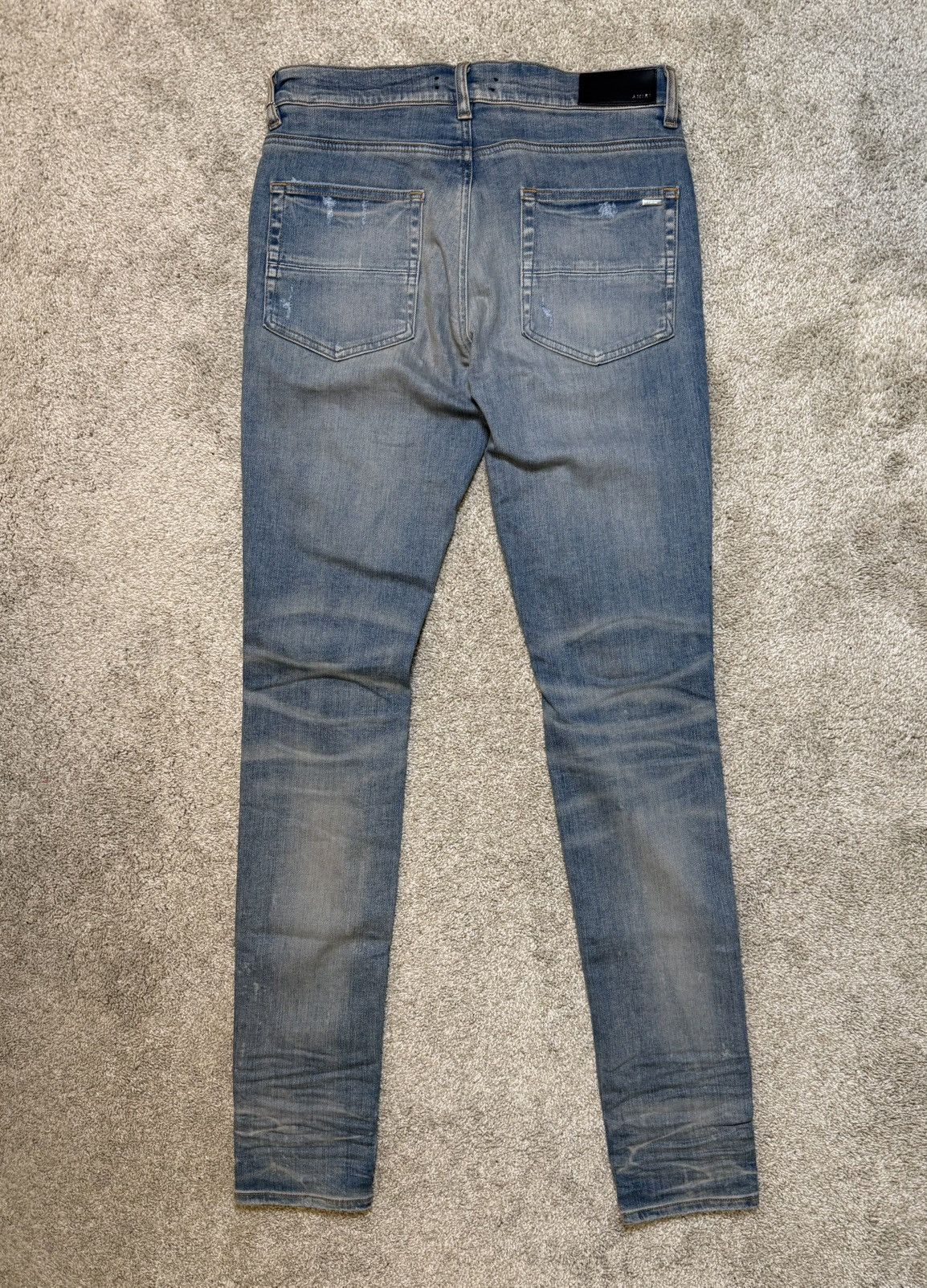Amiri Amiri Logo Appliqué Denim Jeans Size US 32 / EU 48 - 2 Thumbnail
