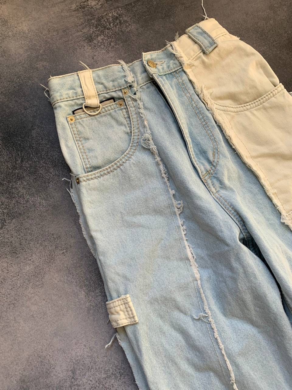 Eytys Benz Blue Patchwork Jeans W32 L34 Size US 32 / EU 48 - 3 Thumbnail