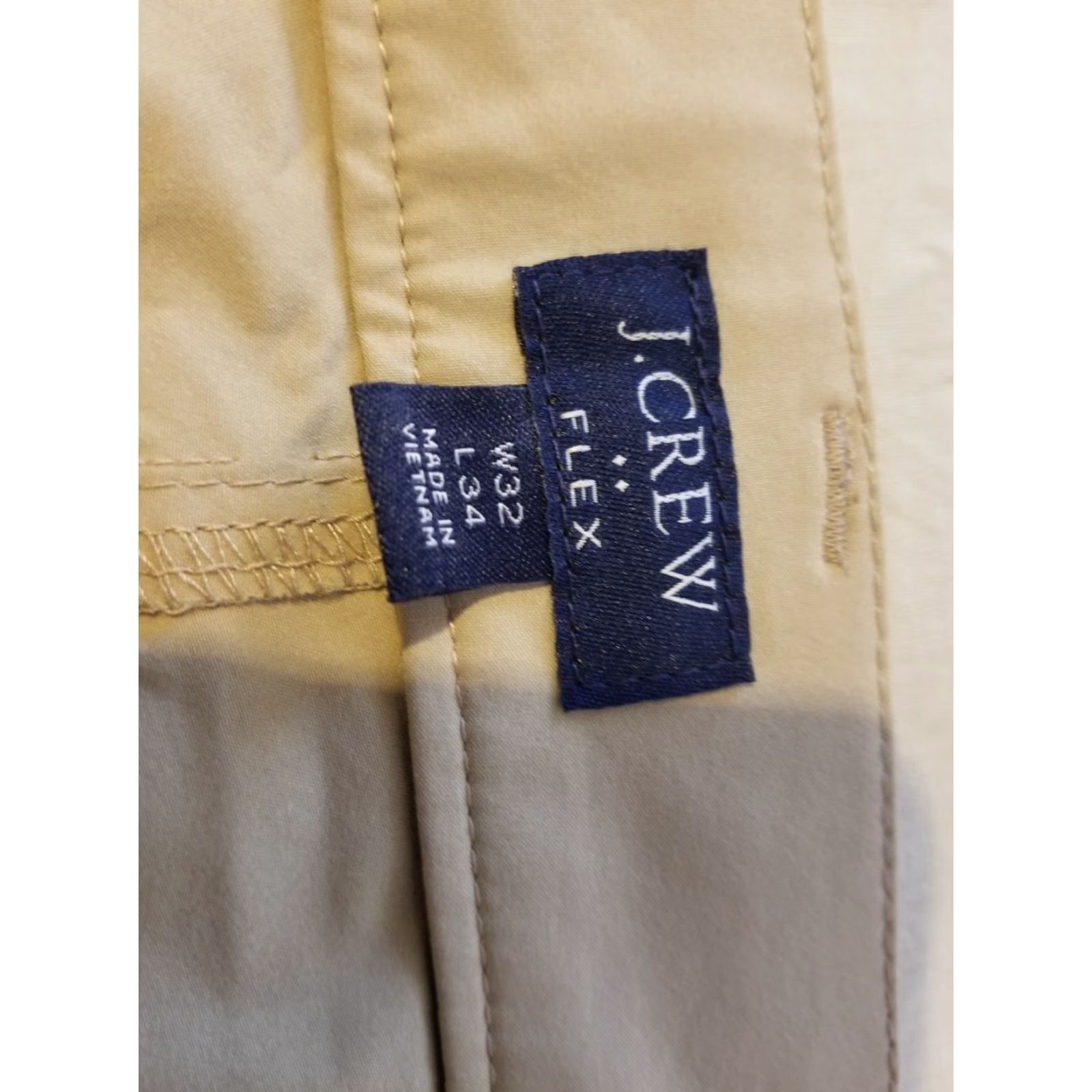 J.Crew VINTAGE Mens J. Crew Khaki Dress Pants 32x34 Slim Chinos Trousers 33x33 Beige 34 Inseam Slimming Mens Size US 32 / EU 48 - 5 Thumbnail