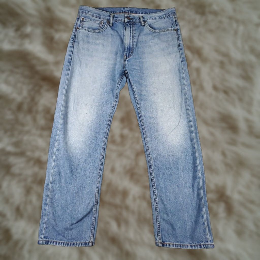 Levi's Levis Mens Straight Leg 36x30 Blue Jeans Extra Large XL Casual Denim Pants Size US 34 / EU 50 - 1 Thumbnail