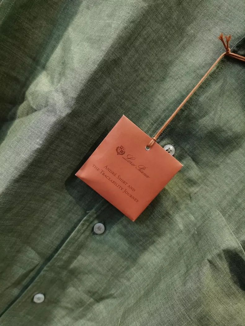 Loro Piana LORO PIANA Flax shirt Size US XL / EU 56 / 4 - 5 Thumbnail