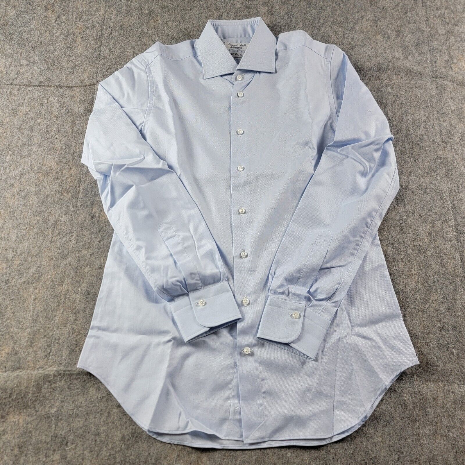 Todd Snyder Emanuele Maffeis x Todd Snyder Wrinkle Free Dress Shirt FLAW Size US S / EU 44-46 / 1 - 1 Thumbnail
