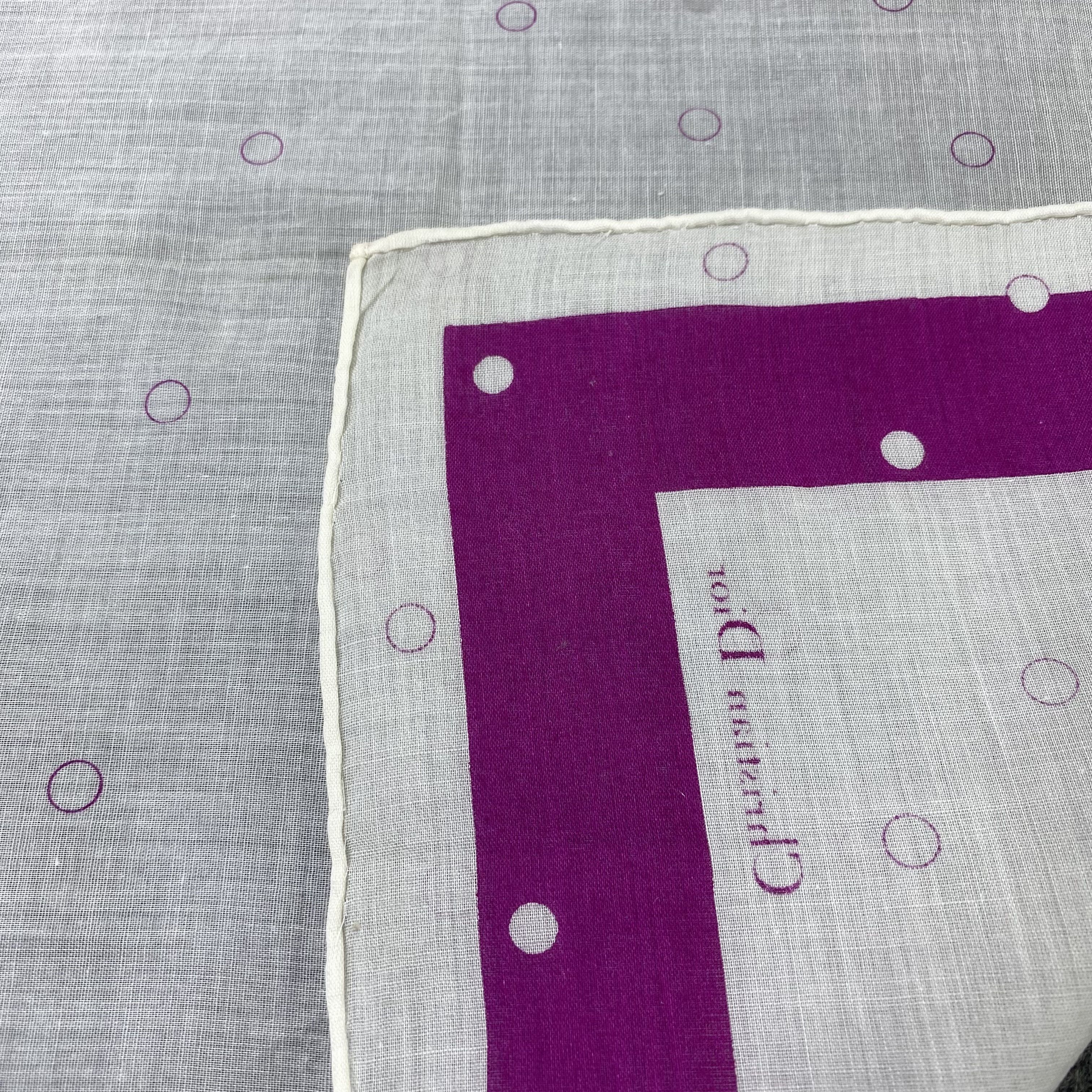 Vintage Christian Dior Handkerchief / Bandana / Neckerchief-B2202 Size ONE SIZE - 6 Thumbnail