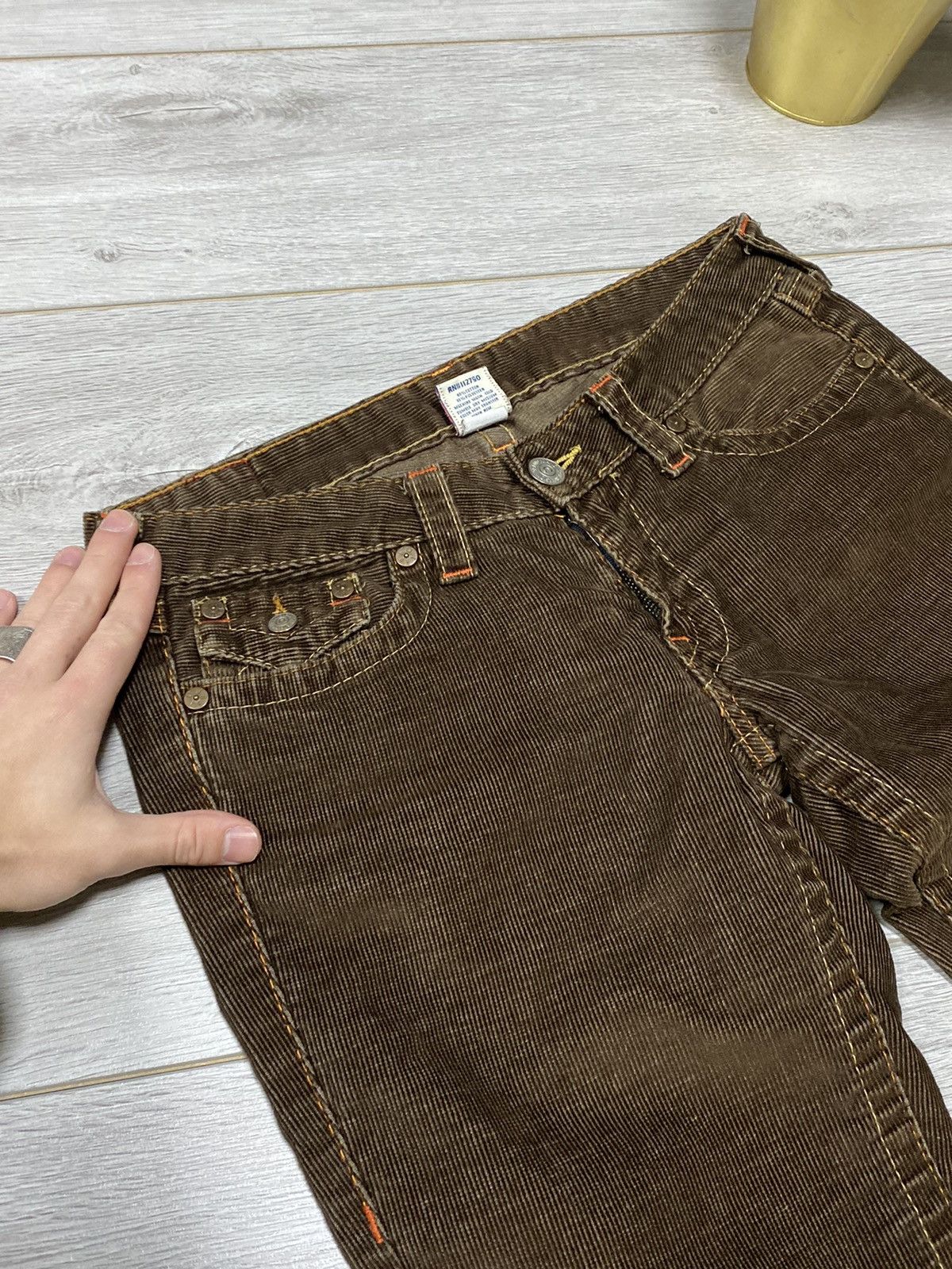 True Religion True Religion RARE corduroy vintage USA stitched flare jeans Size 30" / US 8 / IT 44 - 5 Thumbnail
