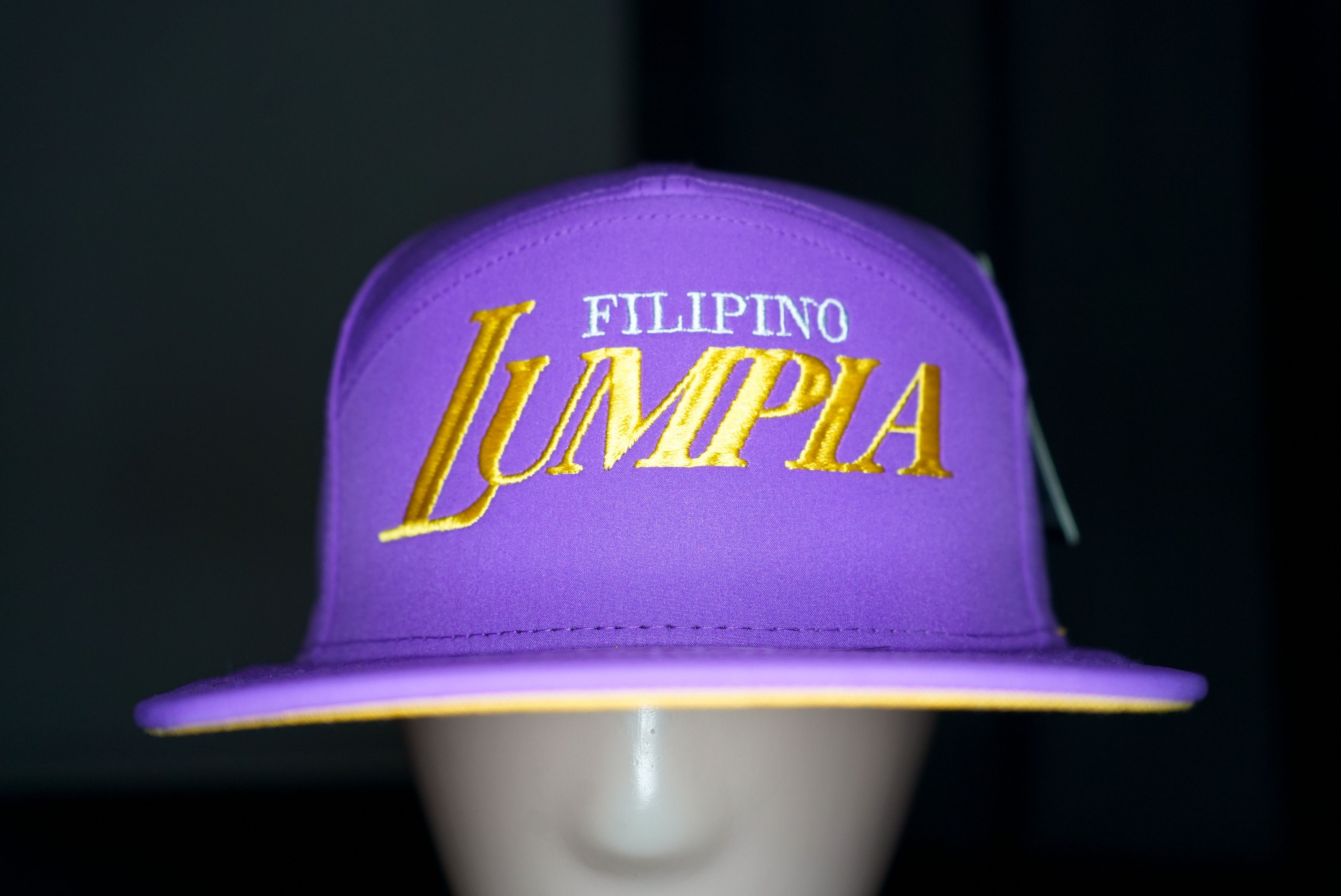 Handmade Filipino Lumpia, Lakers, Asian, Philippines Embroidered Hat Size ONE SIZE - 1 Thumbnail