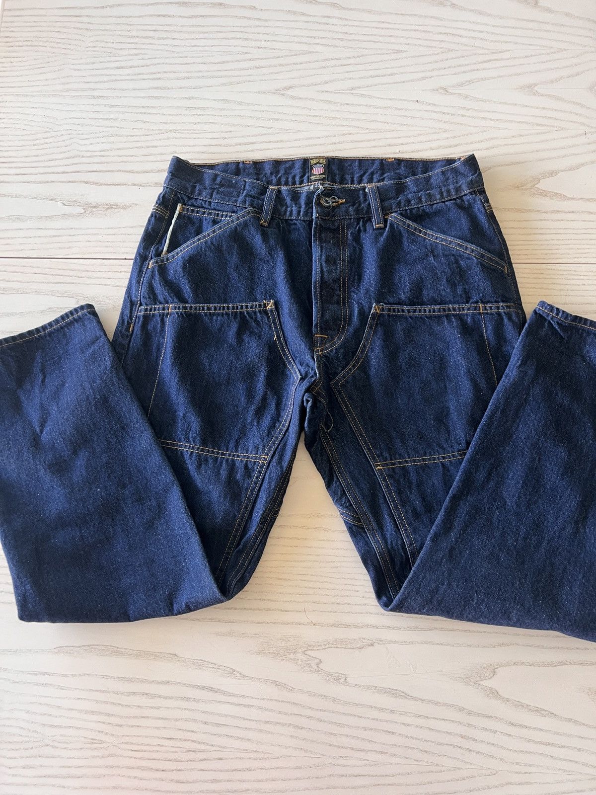 Brave Star Selvage Brave Star Selvage Double Knee Denim – Size 33 Carpenter Size US 33 - 2 Thumbnail