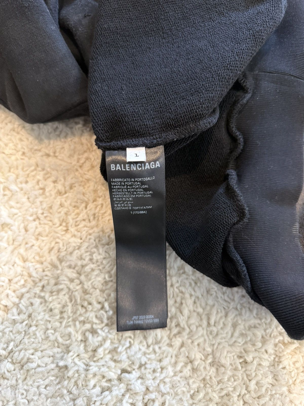Balenciaga Balenciaga Paris Moon Hoodie Size US S / EU 44-46 / 1 - 14 Thumbnail