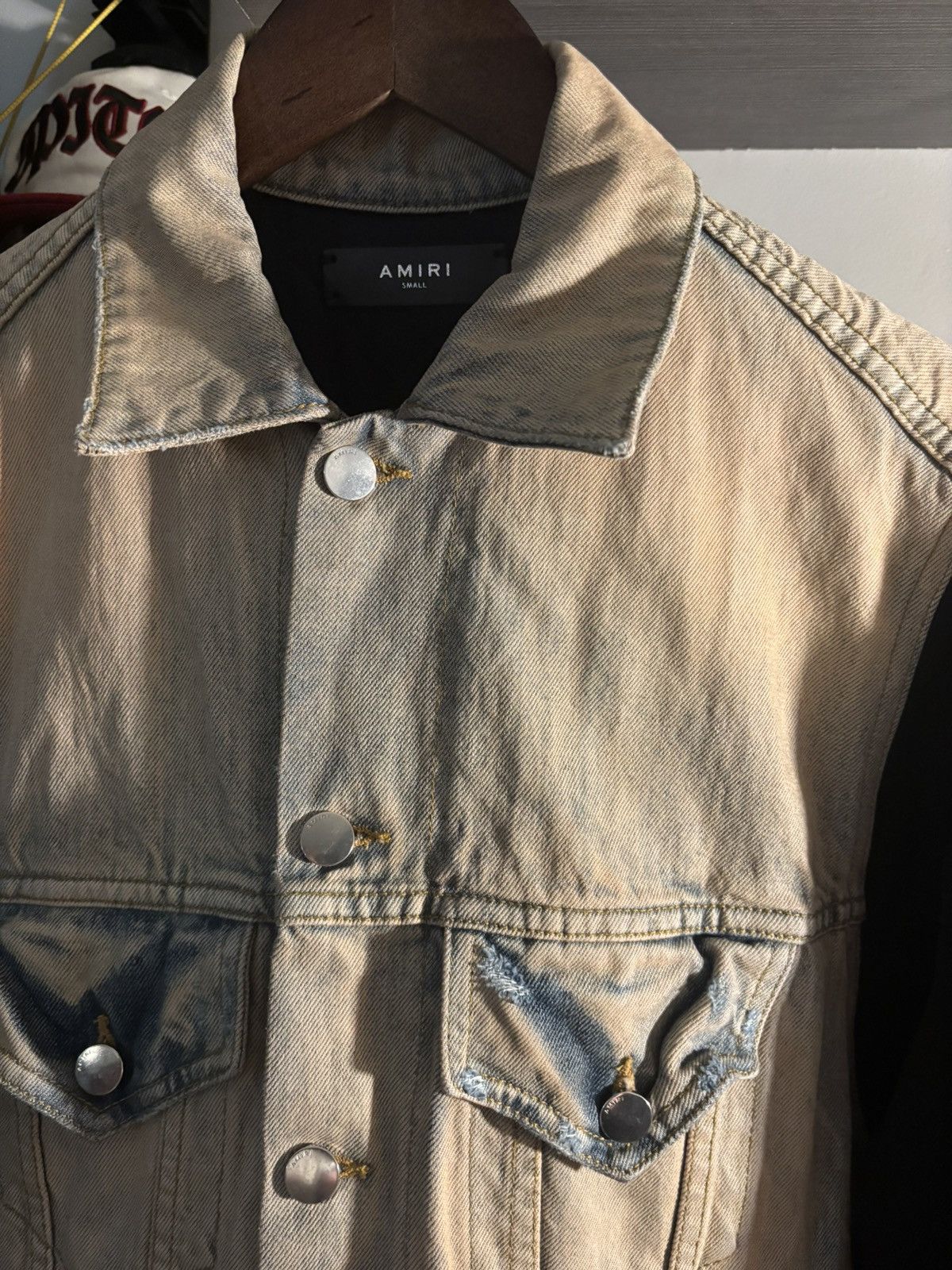 Amiri Amiri Two Tone Trucker Jacket Size US M / EU 48-50 / 2 - 2 Thumbnail