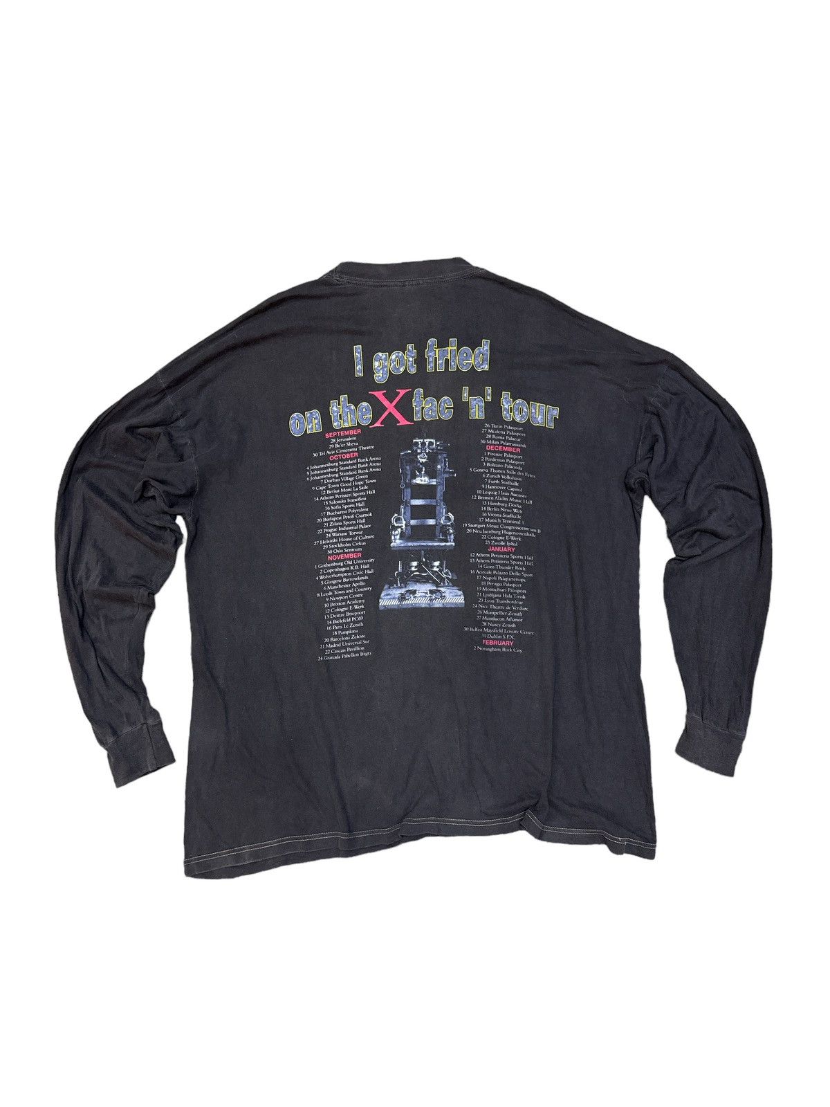 Band Tees VINTAGE IRON MAIDEN THE X-FACTOR TOUR 1995 Size US XL / EU 56 / 4 - 2 Thumbnail