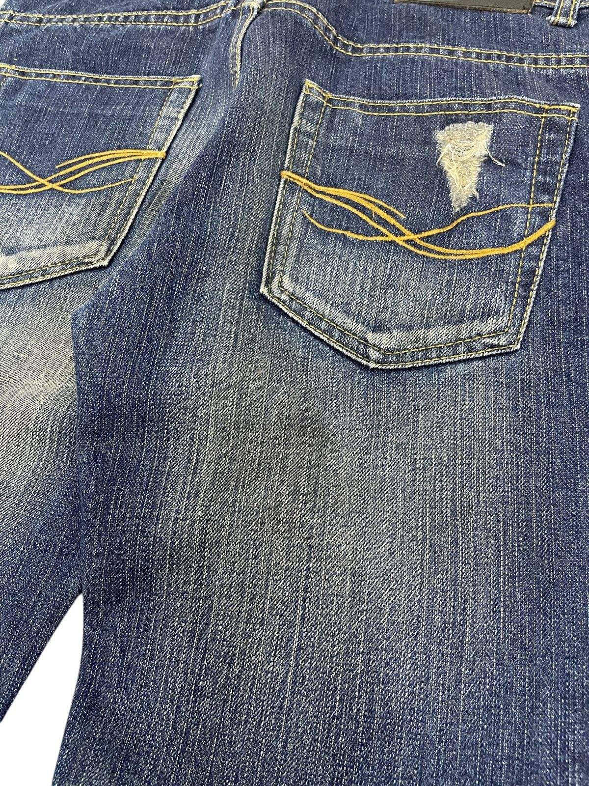 14th Addiction CavariA Japan Distressed Flare Jeans Size US 30 / EU 46 - 8 Thumbnail