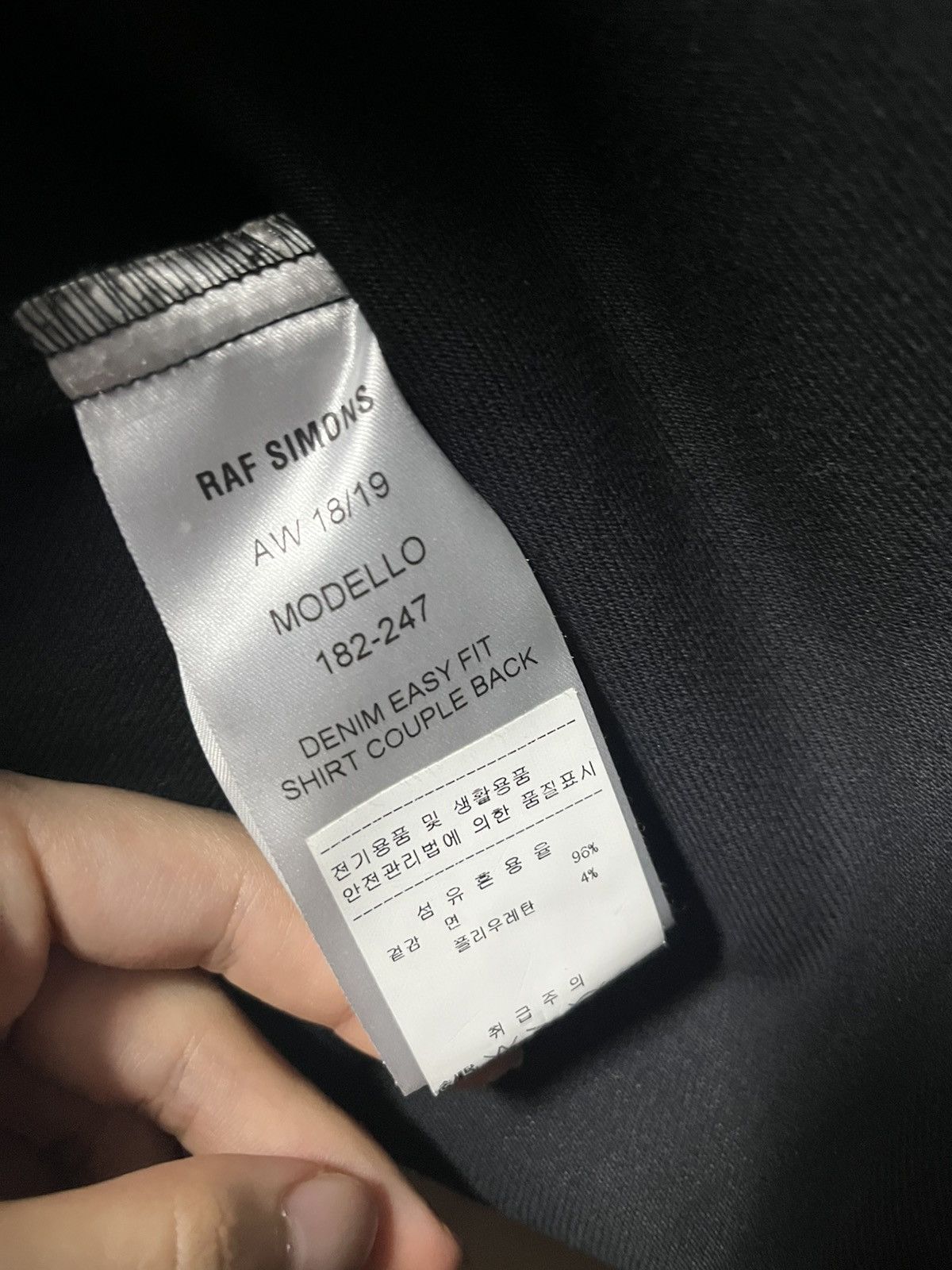 Raf Simons Os Raf Simons Christian F Back printing Denim shirt jacket Size US XXL / EU 58 / 5 - 8 Thumbnail