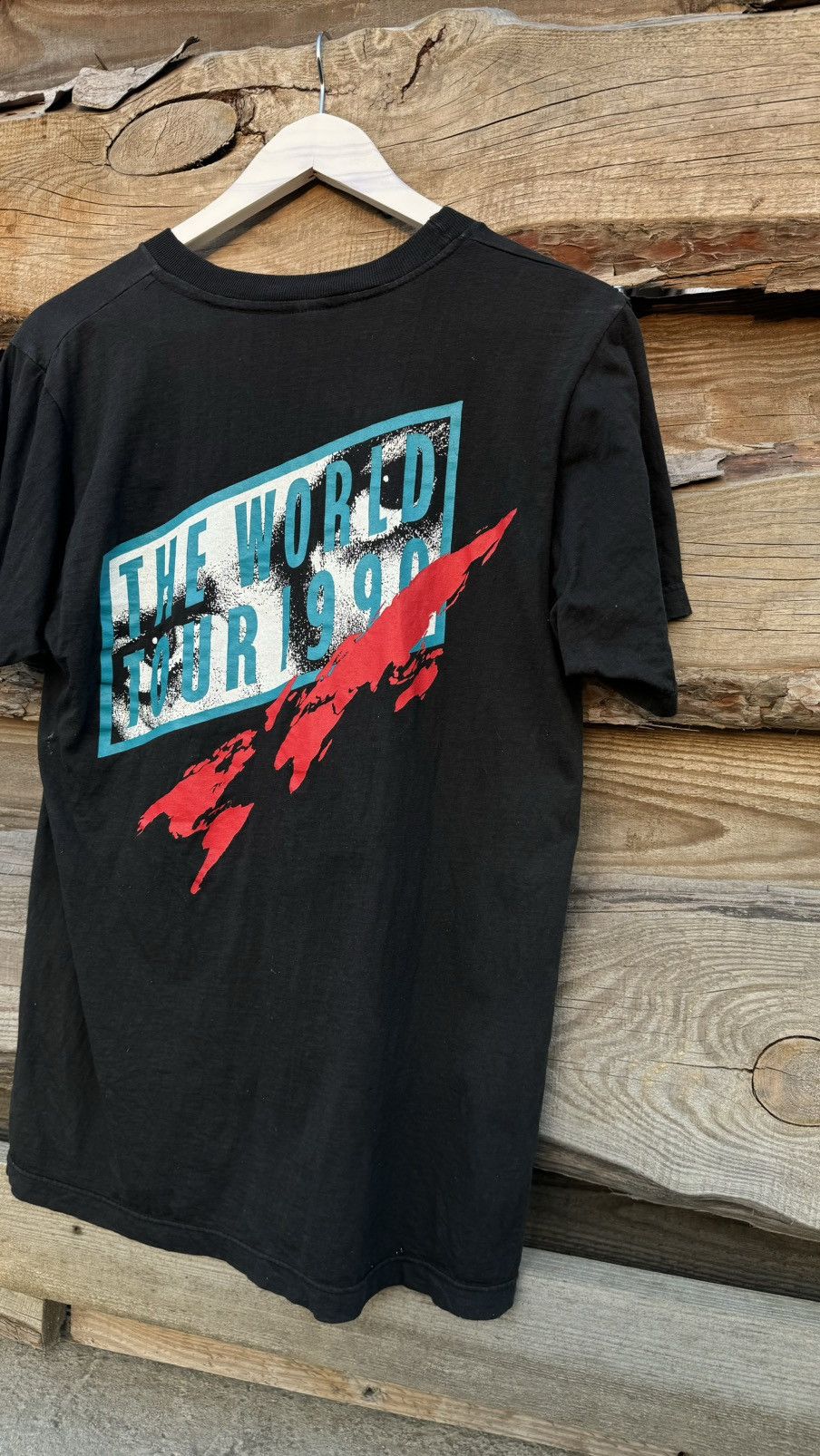 Band Tees × Vintage Vintage 1990 David Bowie Sound Vision Double Tour t-shirt Size US L / EU 52-54 / 3 - 12 Thumbnail