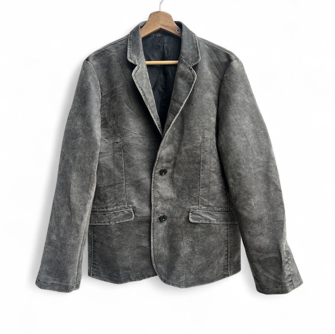 semanticdesign Vintage Y2K Semantic Design Leather Suede Jacket Size US M / EU 48-50 / 2 - 1 Thumbnail