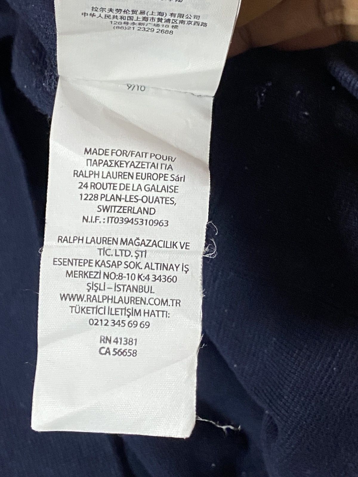 Polo Ralph Lauren × Ralph Lauren Polo ralph lauren men's navy sweatshirt Size US L / EU 52-54 / 3 - 11 Thumbnail
