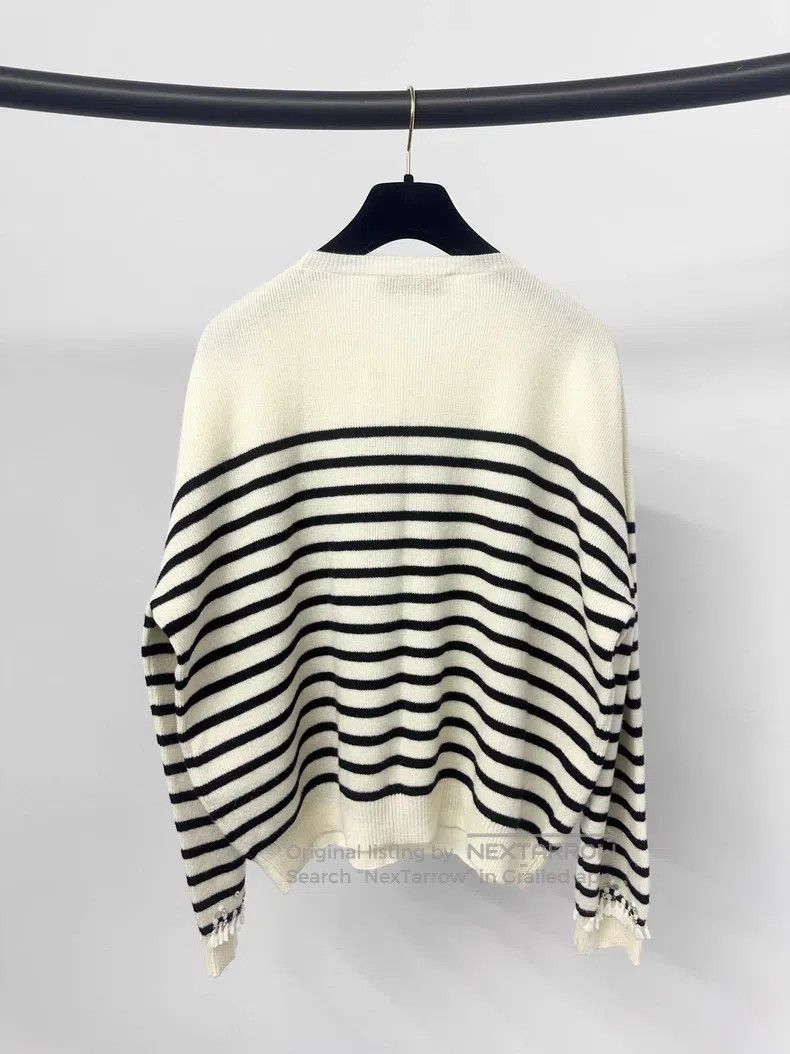 Valentino Valentino Beaded monogram striped knit Size S / US 4 / IT 40 - 2 Thumbnail