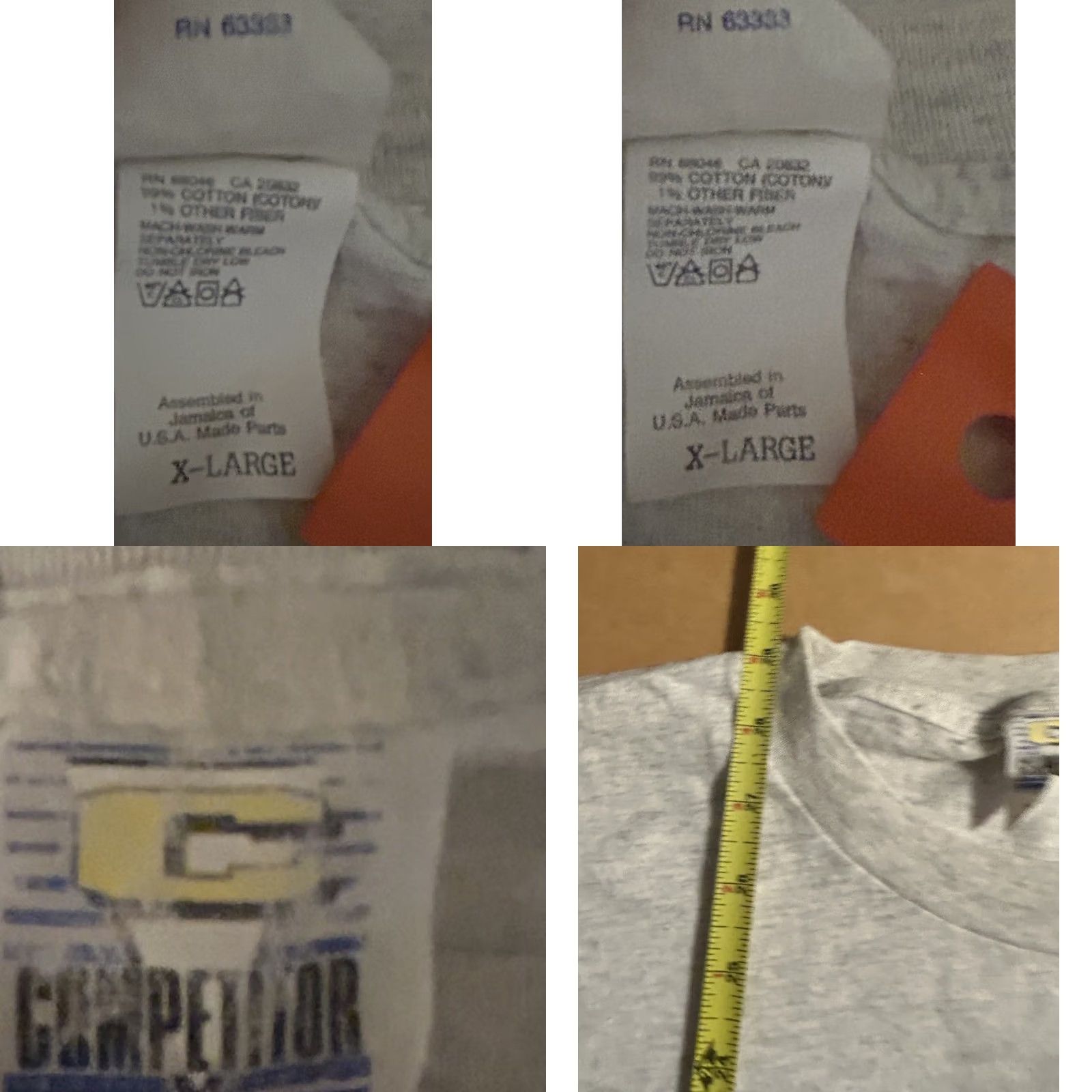 Vintage - It retains the exact spelling and capitalization Size US XL / EU 56 / 4 - 10 Thumbnail