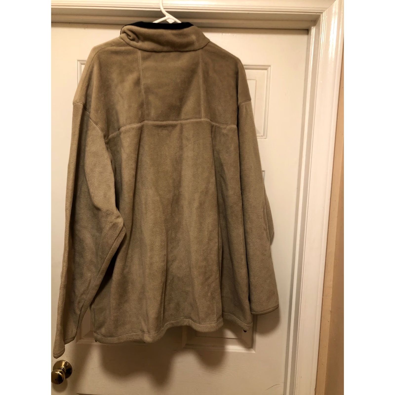 Vintage Ivy Crew Classic Fit Khaki Fleece Zip Up Jacket Mens XXL NWT New with Tags Beige Lightweight Zip Closure Casual Walking Polyester Jacket Size US XXL / EU 58 / 5 - 7 Thumbnail