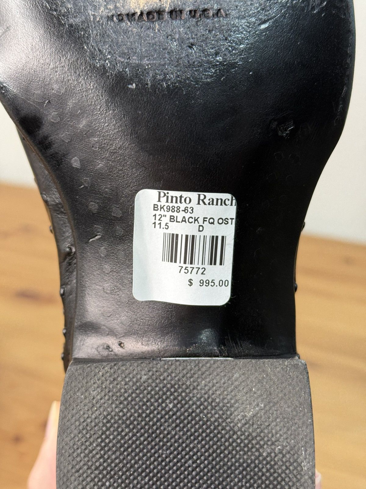 Other Pinto Ranch Full Quill Ostrich Boots Size 11.5 Size US 11.5 / EU 44-45 - 10 Thumbnail