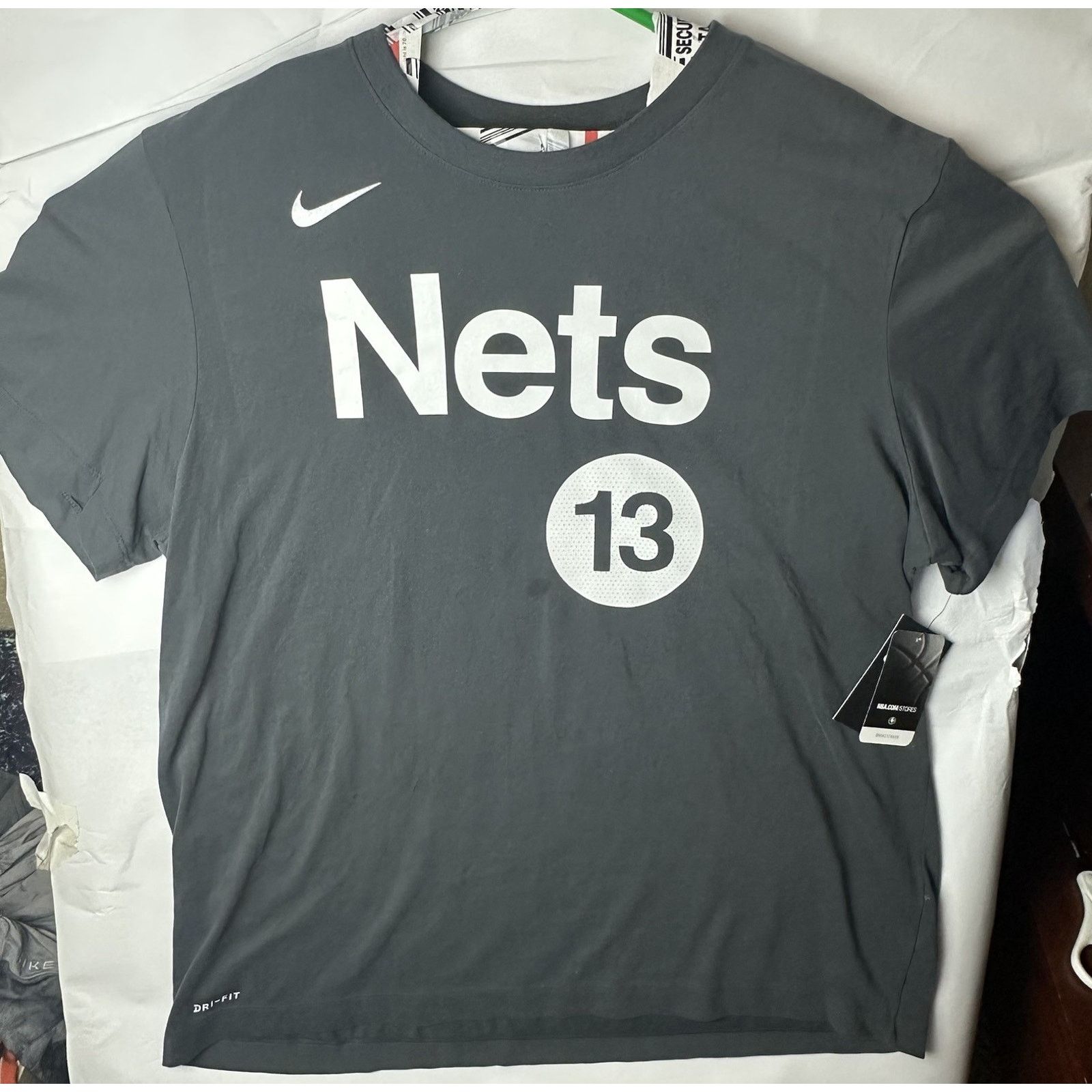 Nike Nike Dri Fit Brooklyn Nets Kevin Durant T Shirt Men’s XXL Size US XXL / EU 58 / 5 - 1 Thumbnail
