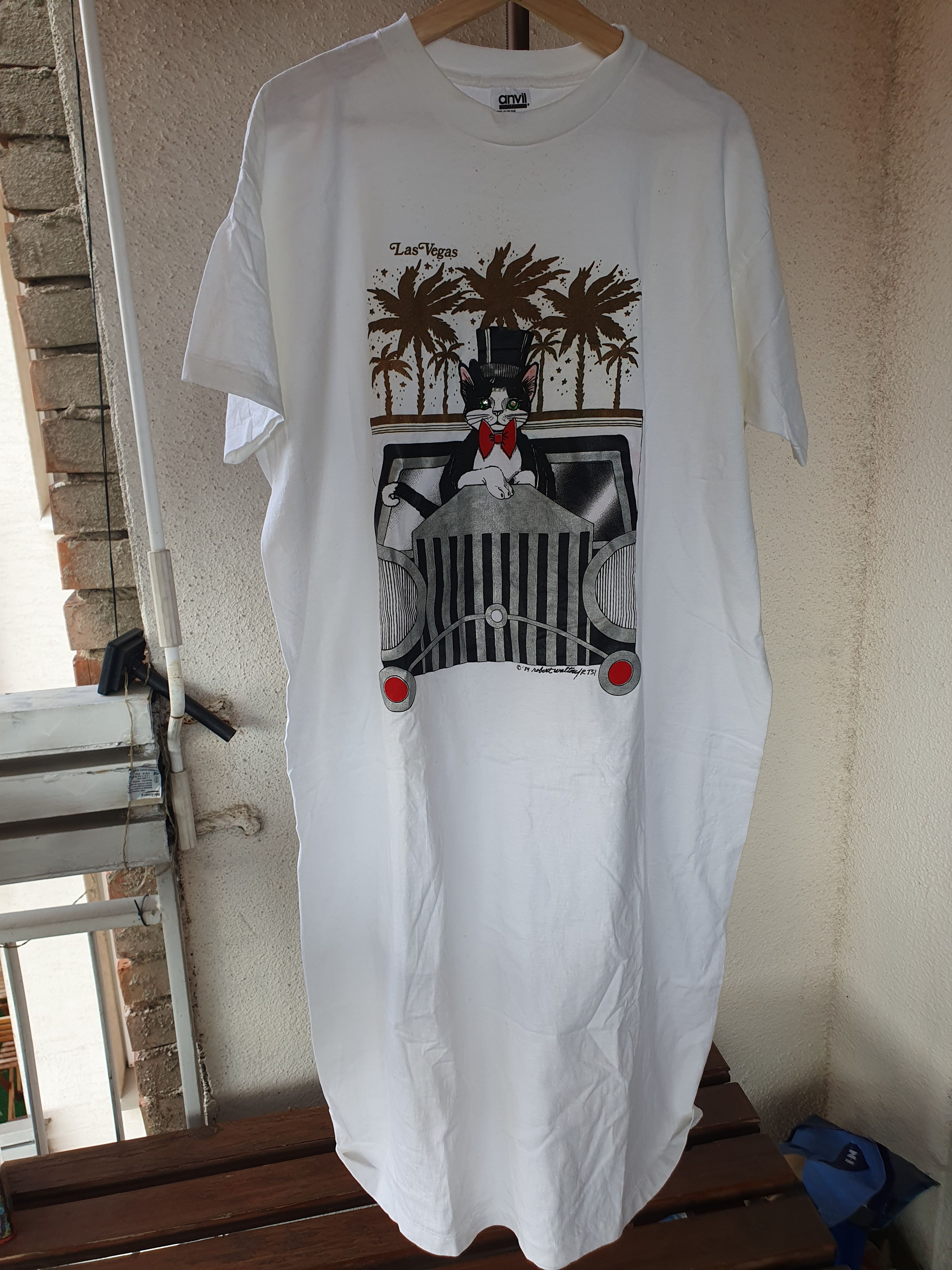 Vintage Las Vegas Vtg 1989 single stitch USA Oversized Sleep Tee Size L / US 10 / IT 46 - 2 Thumbnail
